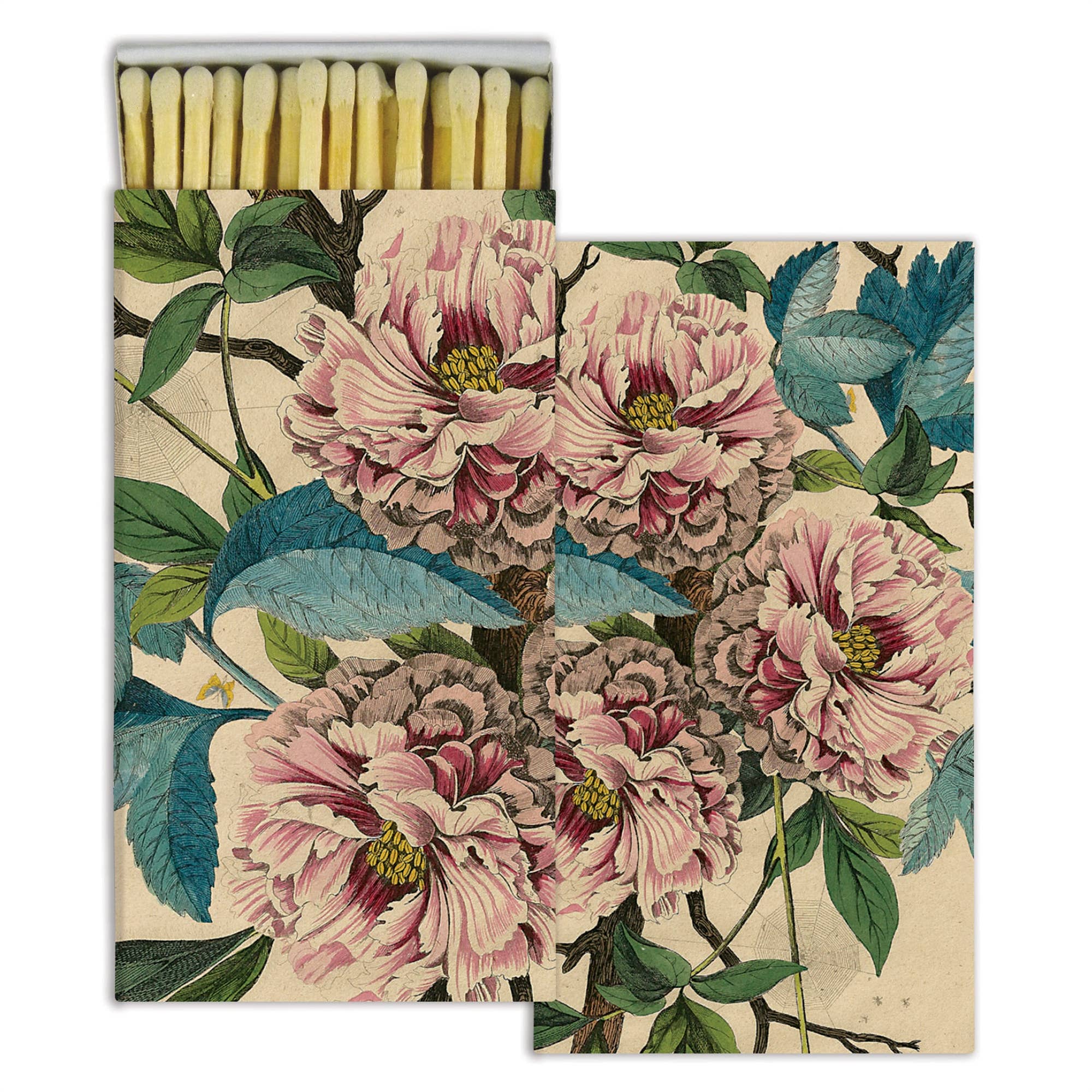 French Peony Scented Matches - Long-Lasting Fragrance for Home, Wedding & Romantic Decor | Perfect for Candles, Bathrooms & Special Occasions