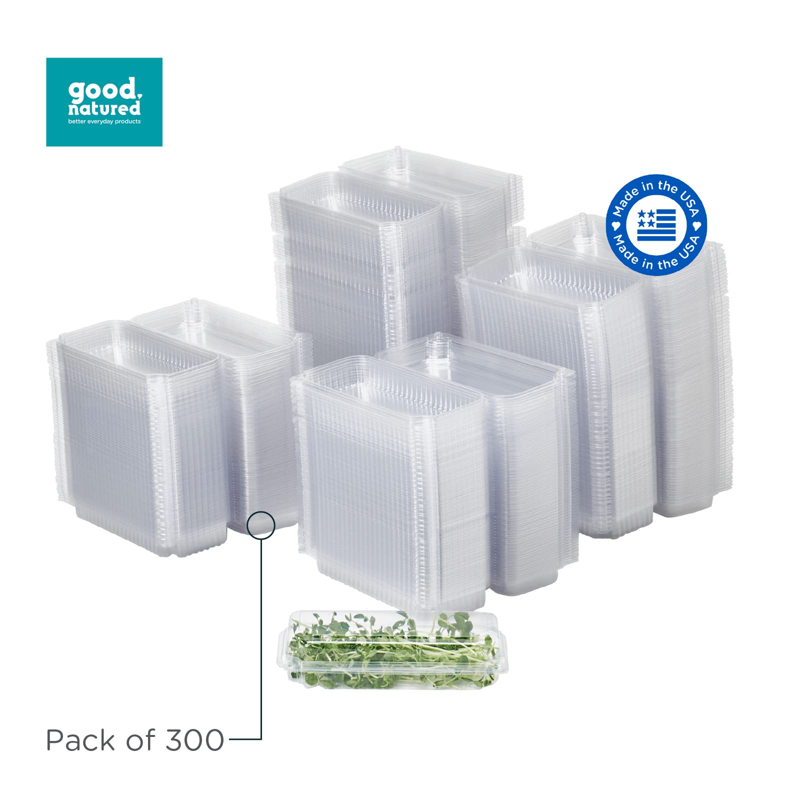 Eco-Friendly 300-Pack 16 oz Clear Disposable Deli Containers with Lids - BPA-Free Plastic Food Storage Containers for Meal Prep, Restaurant Takeout & Leftovers - Ideal for Home, Office & Commercial Kitchen Use