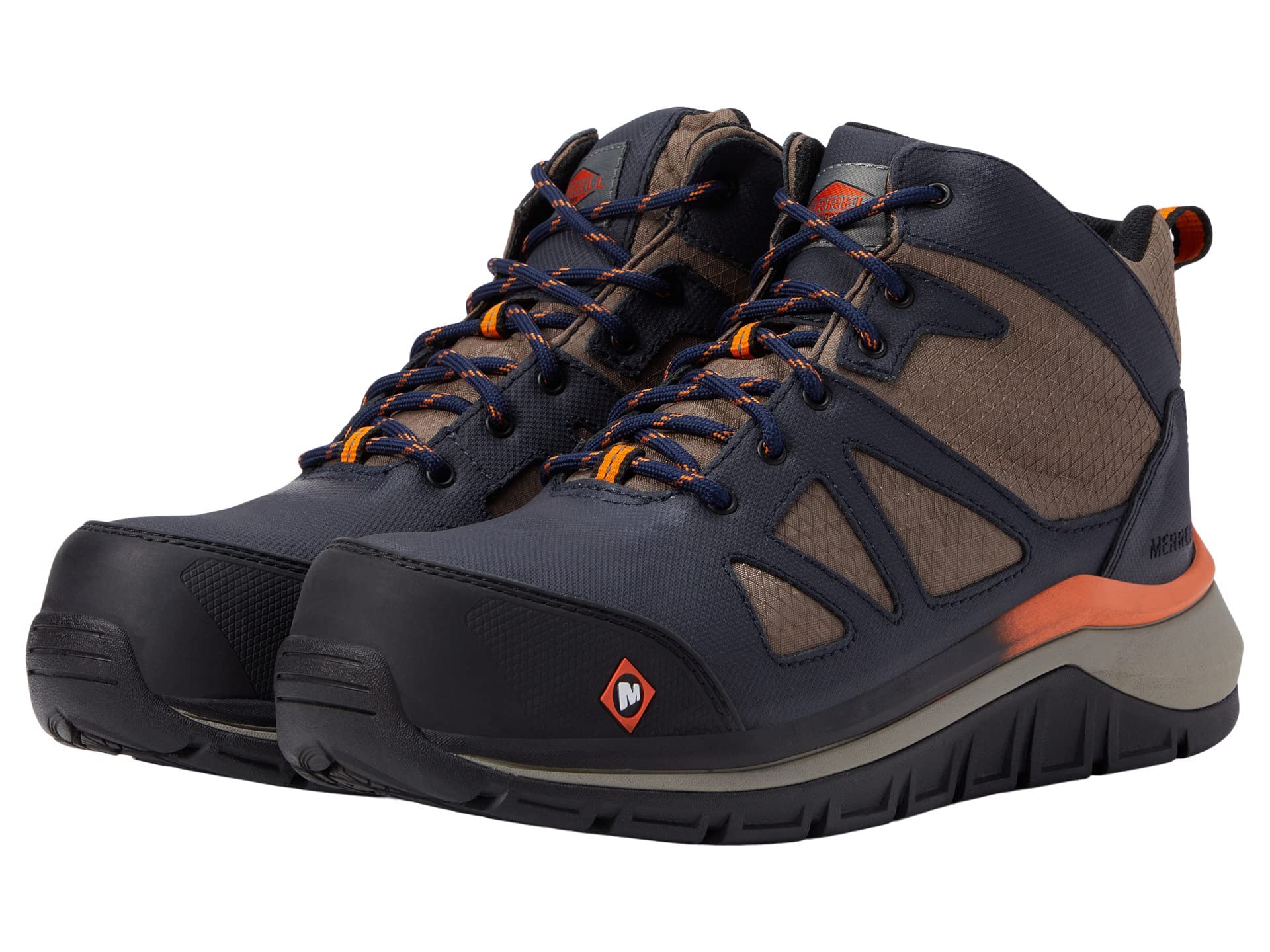 Merrell Men's Fullbench Speed Mid Carbon Fiber Hiking Boot - Lightweight & Durable for Outdoor Adventures & Trail Running