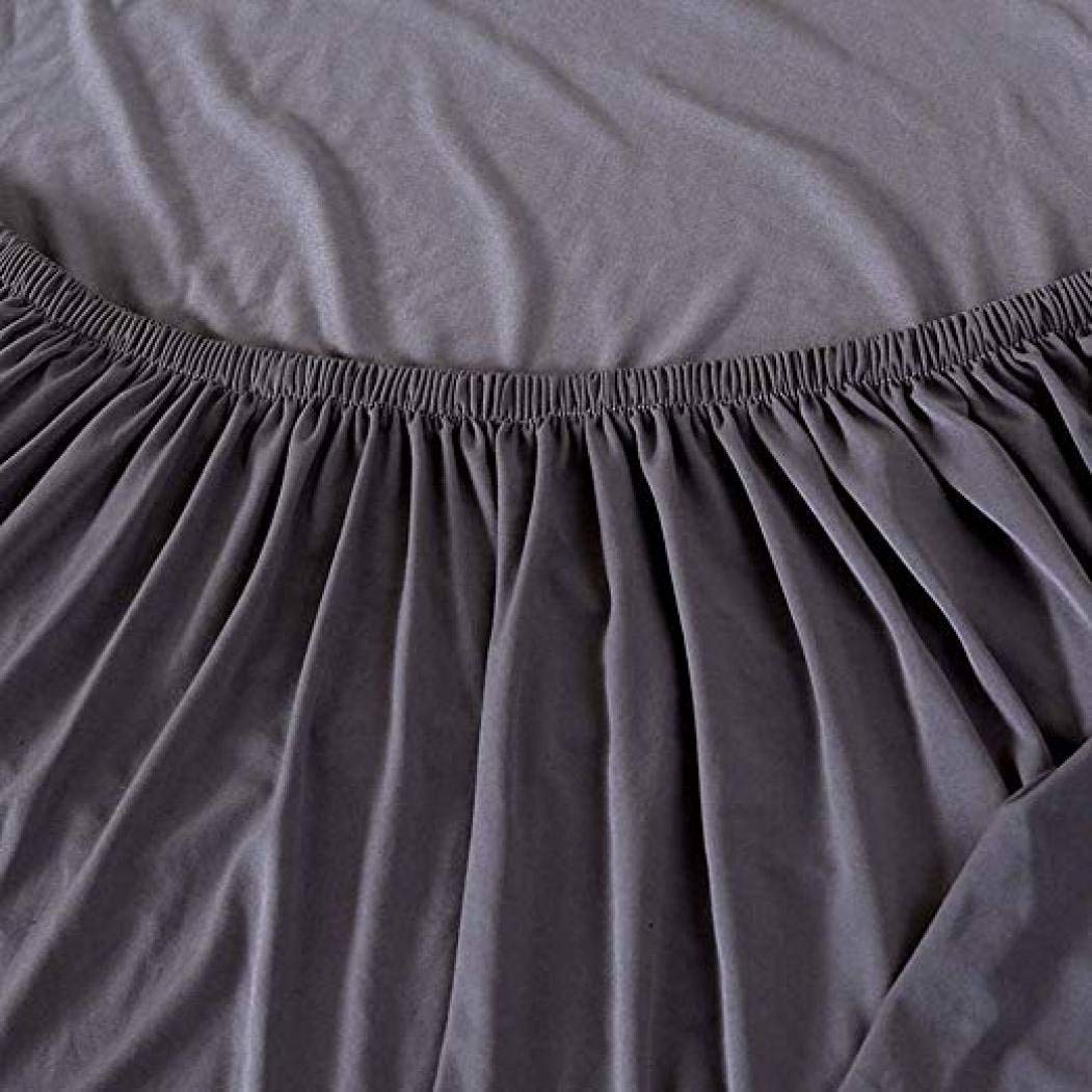 1PC Black Elastic Anti-Dust Sofa Cover - Stretchable Tight Fit Slipcover for L-Shaped Sectional Corner Couch - Perfect for Living Room, Home Theater & Office Furniture Protection