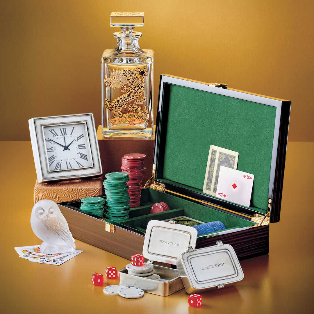 Golden Dragon Whiskey Decanter Set - Elegant Glass Liquor Bottle with Stand for Bourbon, Scotch & Wine - Perfect for Home Bars, Gifts & Party Entertaining
