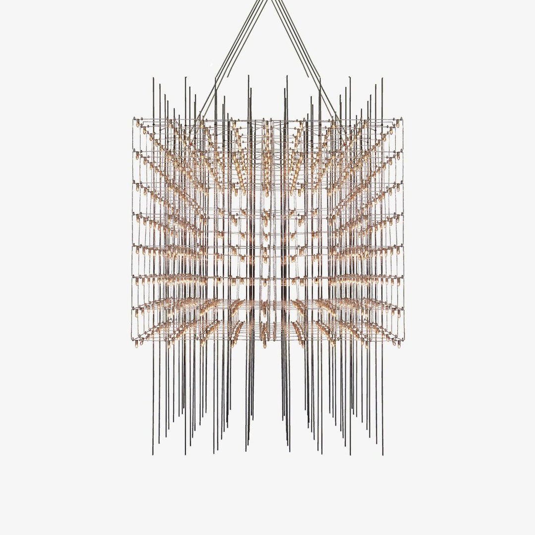 Cosmic Cube Pendant Light - Modern LED Hanging Fixture for Kitchen Island, Dining Room & Bedroom Decor