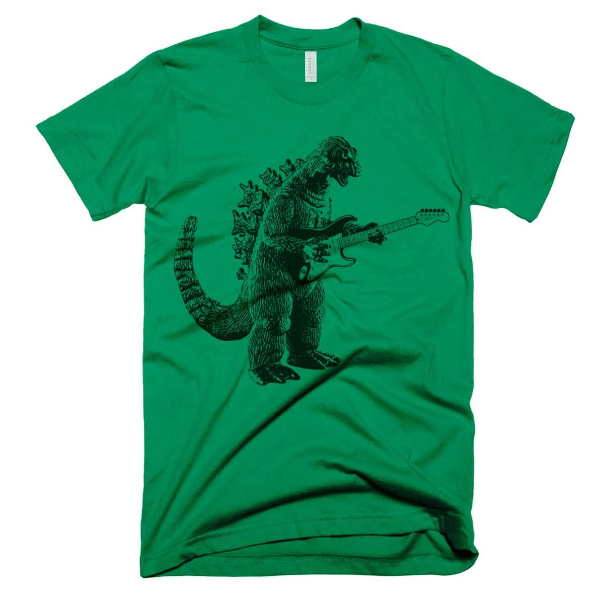 Vintage Dinosaur Guitar T-Shirt for Men - Cool Music Graphic Tee for Concerts, Gigs & Casual Wear