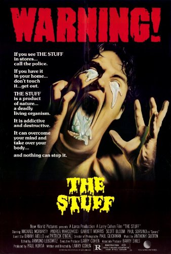 27x40 The Stuff Movie Poster - Featuring Michael Moriarty, Andrea Marcovicci & Garrett Morris - Perfect for Horror Film Collectors & Home Theater Decor
