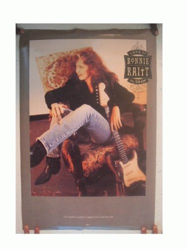 Bonnie Raitt 'Luck Of The Draw' Two-Sided Poster - Vintage Music Wall Art for Home, Office & Music Room Decor