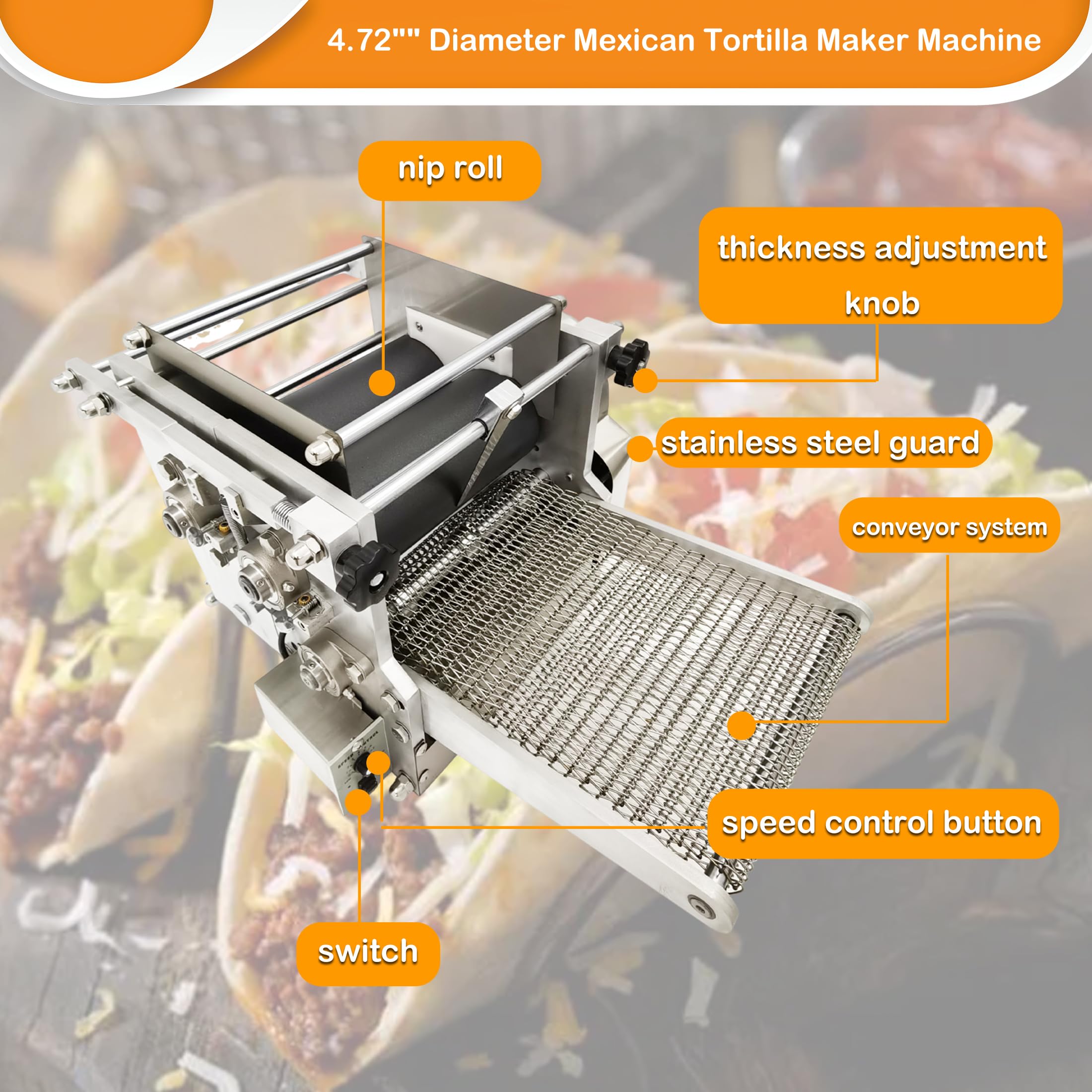 Commercial Corn Tortilla Maker Machine - 5.9
