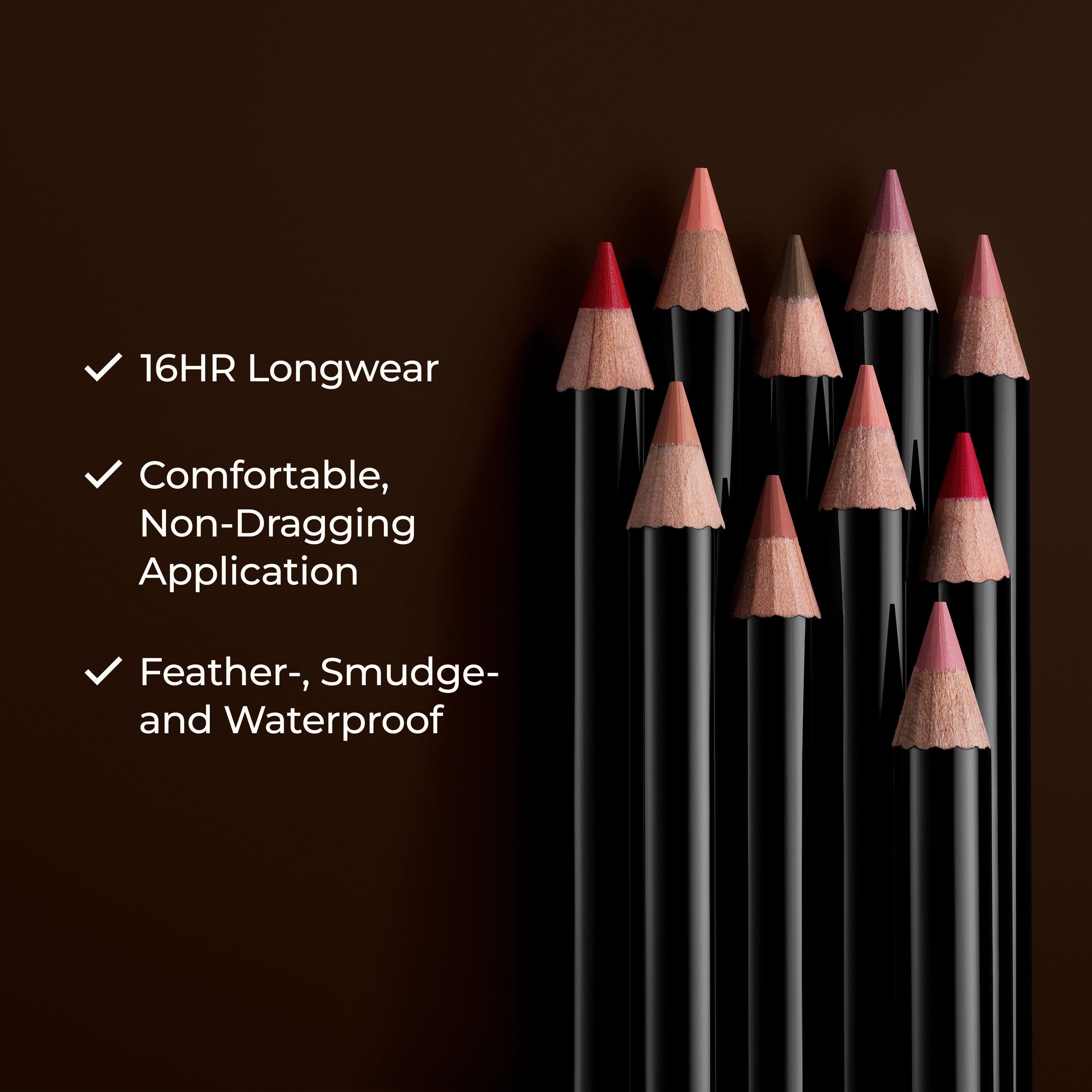 Premium Caviar Lip Liner - Long Lasting Waterproof Lip Pencil for Precise Definition & Fuller Lips | Perfect for Everyday Wear, Special Occasions & Makeup Looks