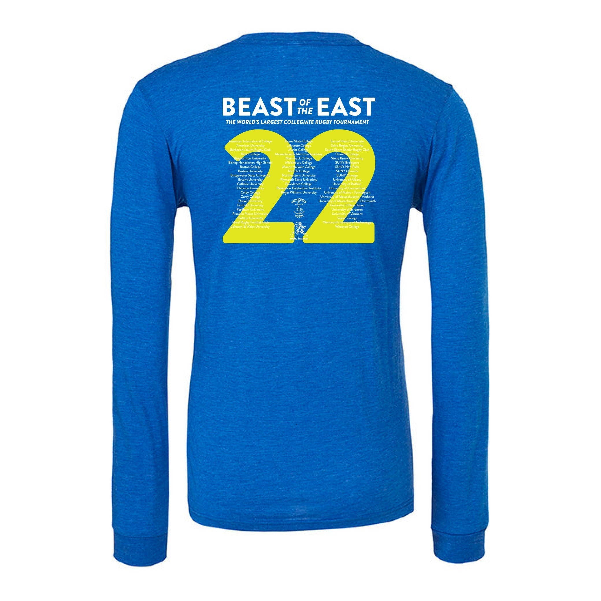 BOE '22 Beast Rugby Long Sleeve Tee - Durable & Comfortable Rugby Shirt for Men - Perfect for Training, Matches & Casual Wear