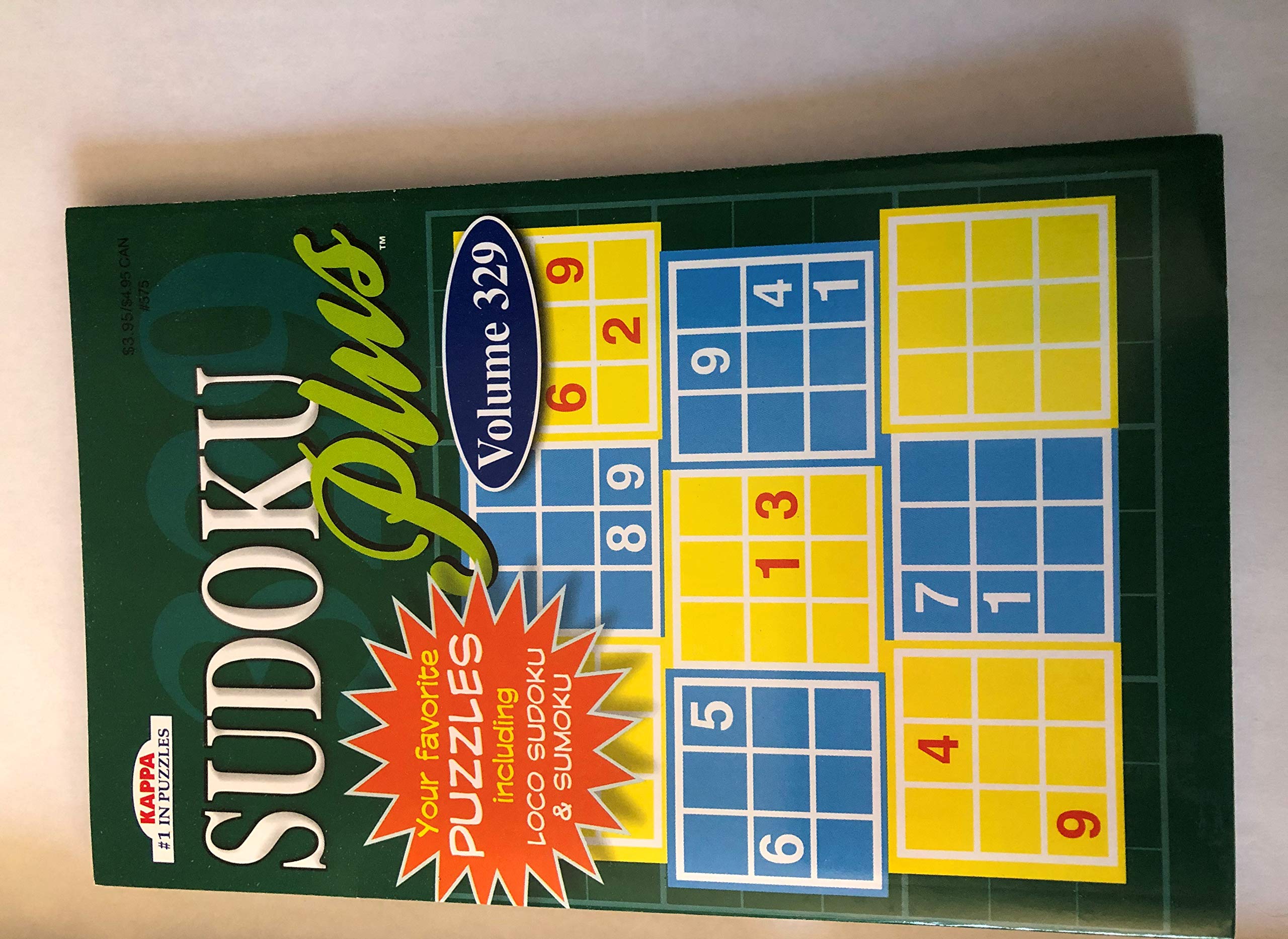 KAPPA Sudoku Puzzle Books for Adults - 300+ Brain Teaser Puzzles with Solutions | Perfect for Travel, Relaxation & Mental Exercise