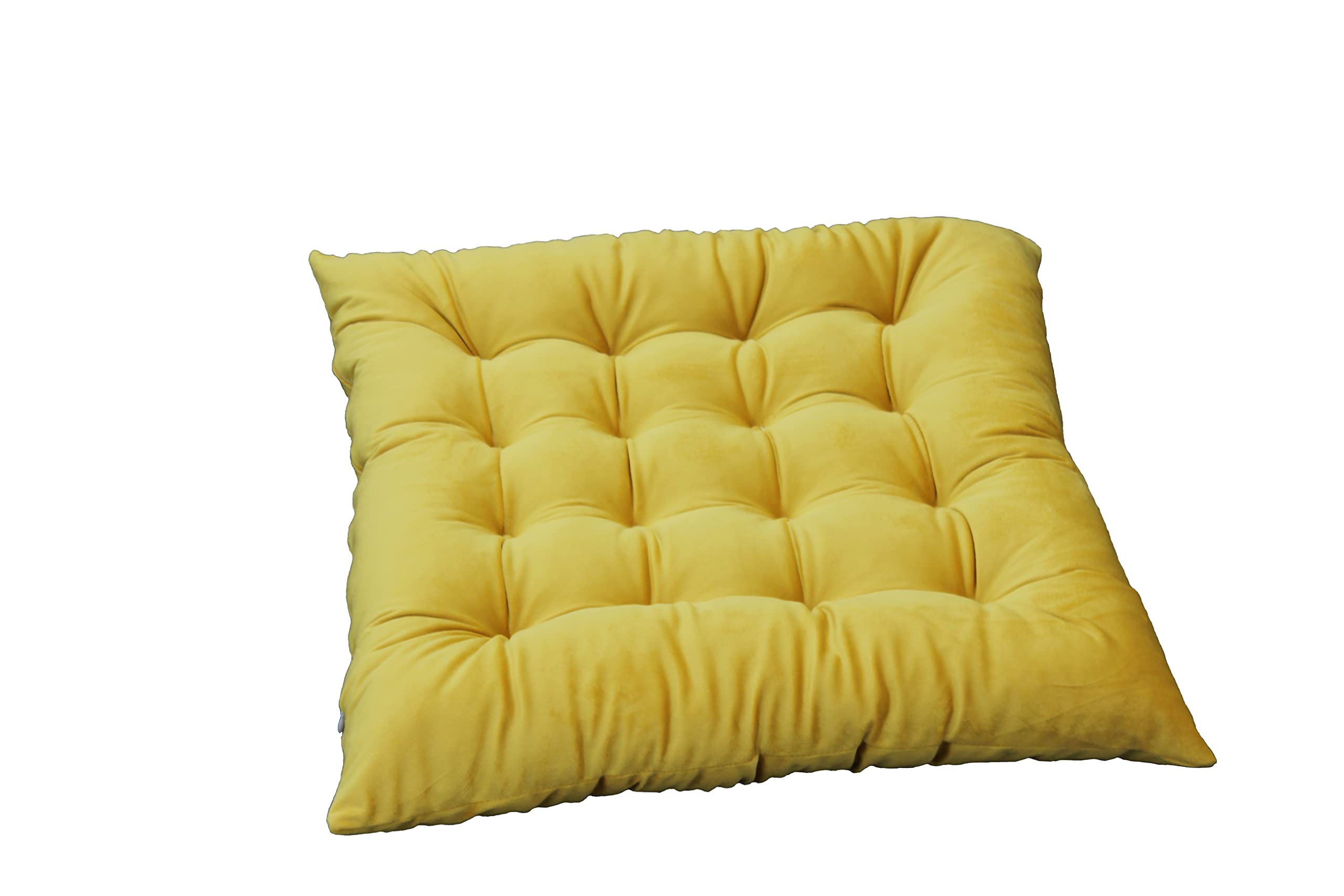 Premium Thick Zero Gravity Chair Cushion - Soft Comfortable Patio Lounge Chaise Pad for Outdoor, Indoor, Home & Office Use - Water-Resistant & Durable (Yellow, 21.6