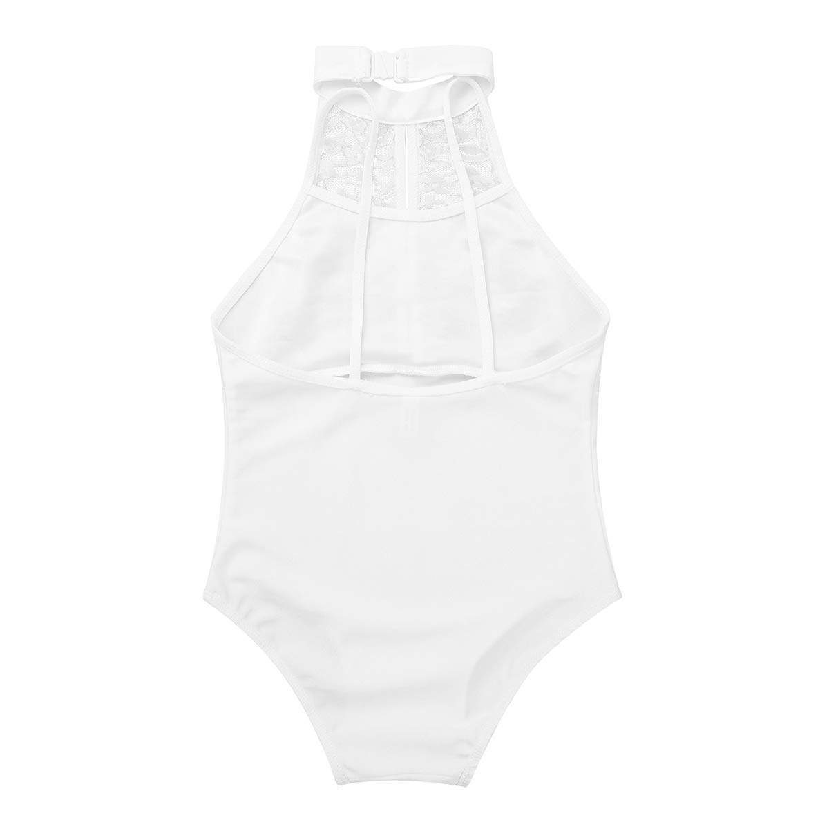 Girls' Lace Overlay Leotard Jumpsuit - Ballet & Gymnastics Dance Wear for Kids - Perfect for Recitals, Performances & Dance Classes