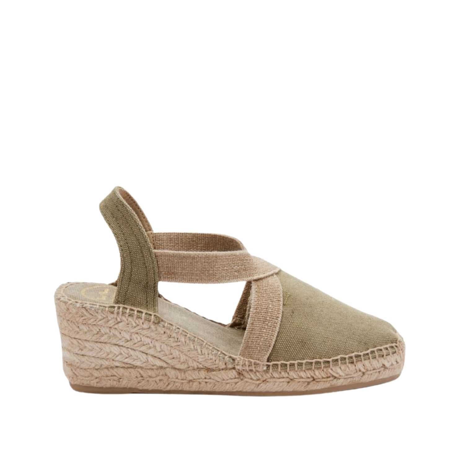 Women's Plain Canvas Wedge Espadrilles - Comfortable Summer Casual Shoes for Beach, Vacation & Everyday Wear | Terra V