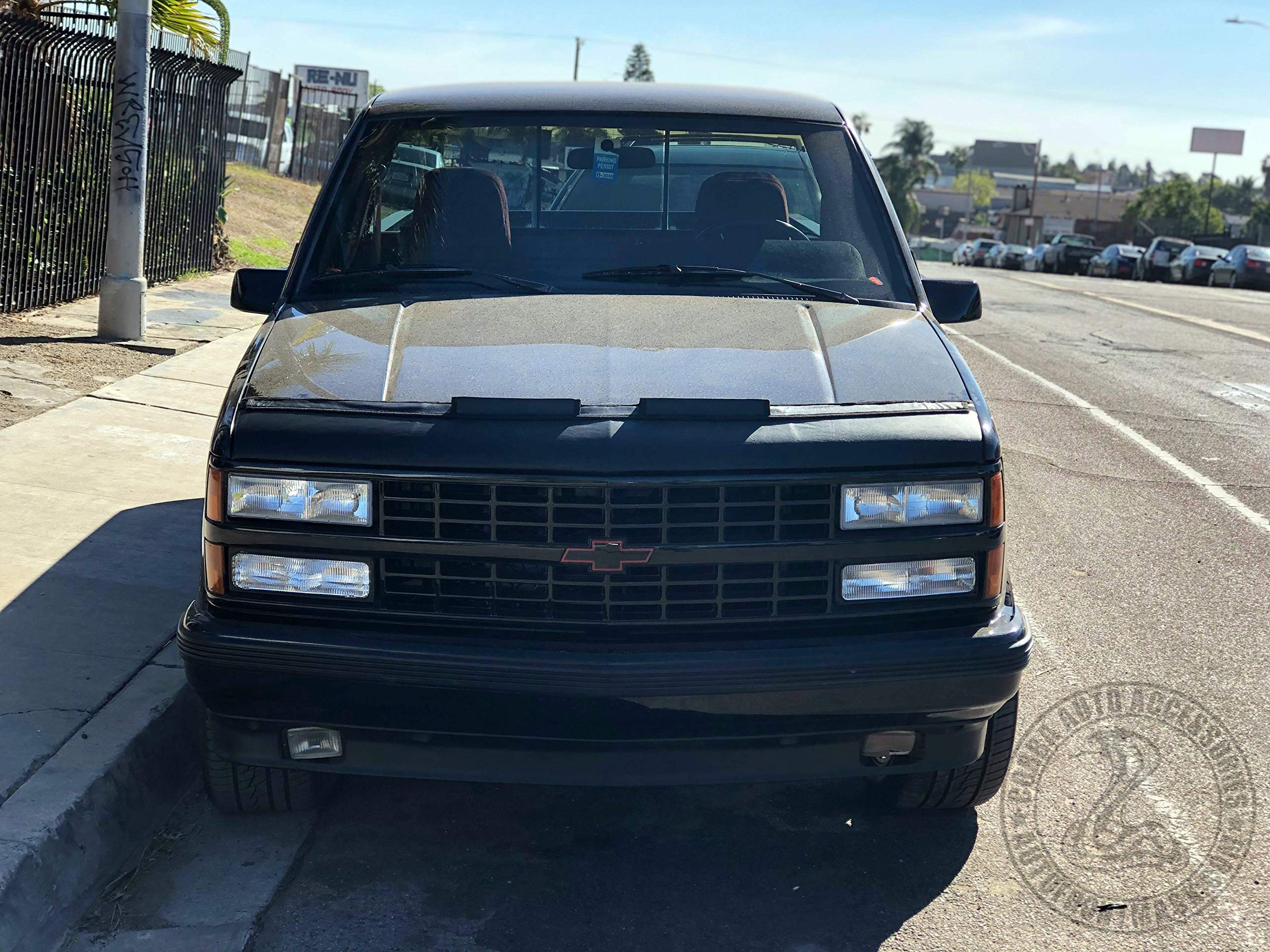 Chevrolet Silverado Hood Bra Cover 1988-1998 | Custom Fit Car Bonnet Protector | UV & Scratch Resistant | Perfect for Road Trips & Off-Road Adventures