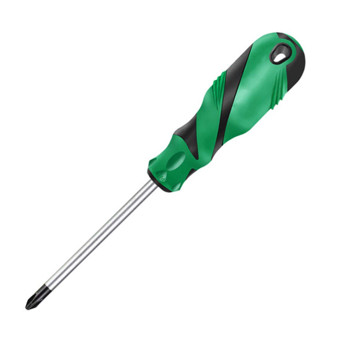 LEISHEN Industrial Strength Cross Head & Flat Head Screwdriver Set - 3X100mm S2 Steel with Ergonomic Rubber-Plastic Handle for Home Repair, Electronics & DIY Projects | Durable Screwdrivers for Professionals & Handymen