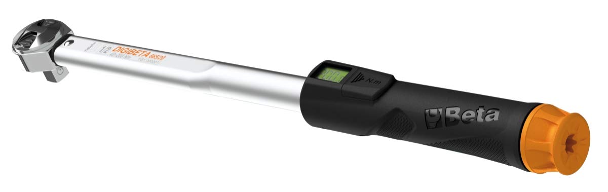 Digital Torque Wrench with LCD Display - BETA 665/10 Right-Hand Mechanical Wrench ±3% Accuracy for Automotive Repair, Bicycle Maintenance & Industrial Applications