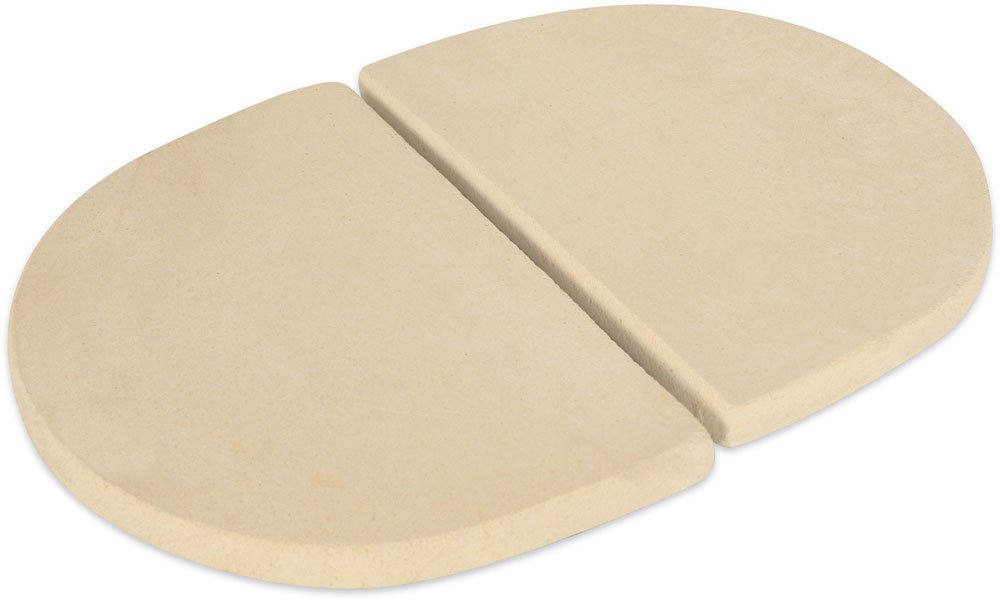 Primo 324 Ceramic Heat Reflector Plates for Primo Oval XL Grill - 2 Pack | Durable Replacement Parts for Even Heat Distribution | Perfect for Backyard BBQs, Grilling & Smoking