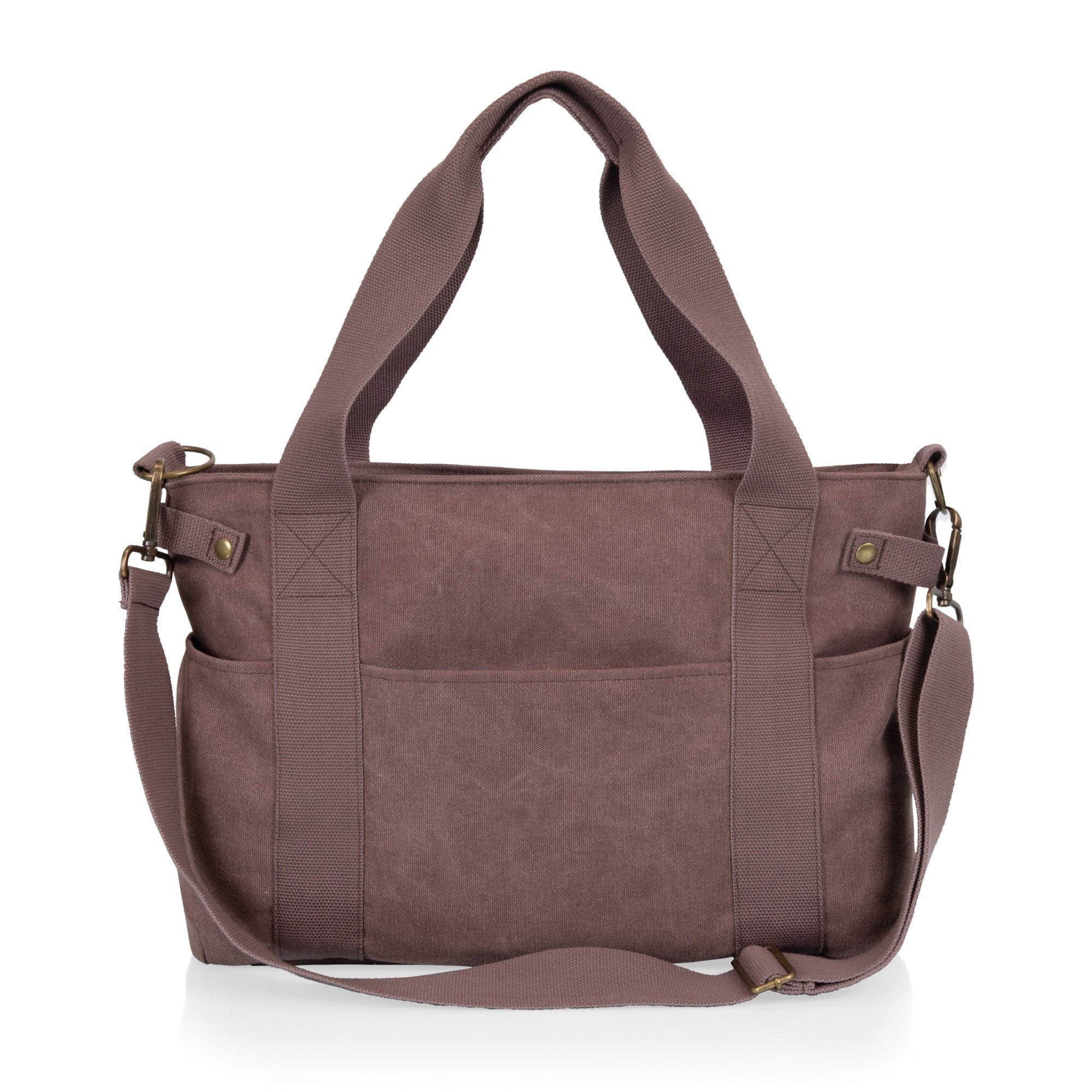 Premium Purple Canvas Temecula Wine and Cheese Tote Bag - Perfect for Picnics, Wine Tasting & Outdoor Gatherings