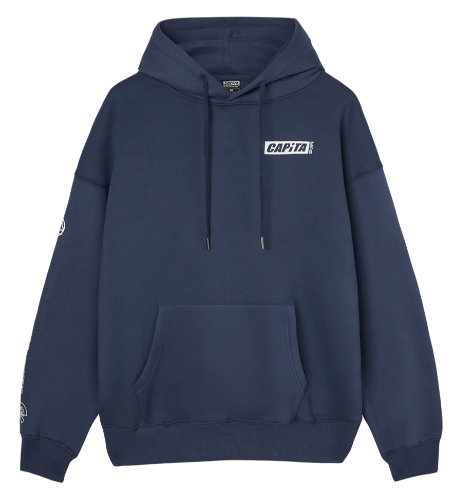 Capita 2025 Advanced Hoodie for Men & Women - Premium Dark Navy Pullover Hooded Sweatshirt - Perfect for Outdoor Activities, Gym & Casual Wear