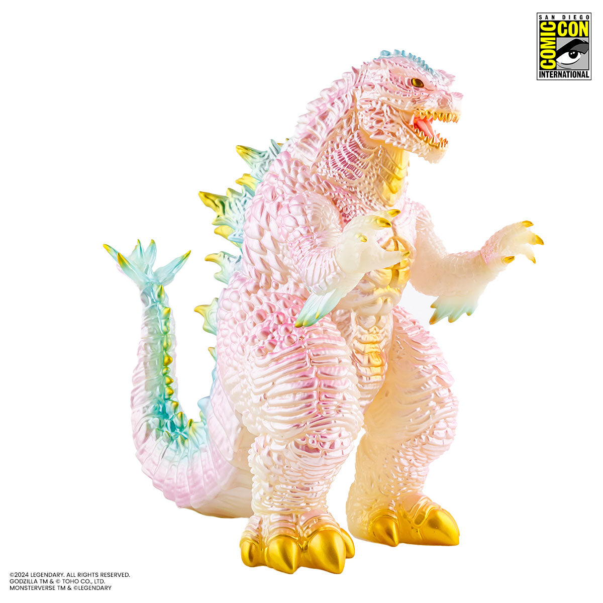 Godzilla x Kong: The New Empire Soft Vinyl Figure - Cherry Blossom Glow in The Dark Collectible | Perfect for Movie Fans, Anime Collectors & Home Decor | Great Gift for Godzilla Lovers