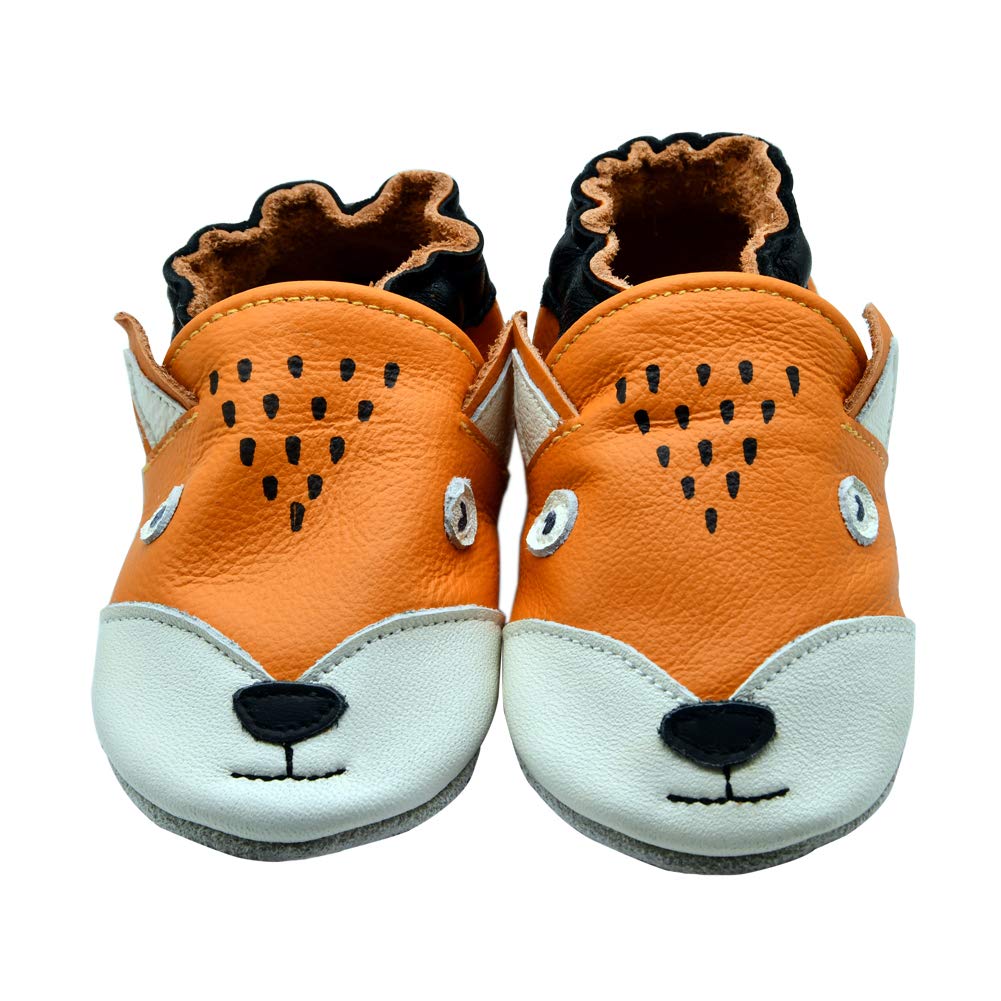 iEvolve Baby Soft Sole Shoes for Girls & Boys - First Walkers & Toddler Moccasins - Comfortable Crib Shoes for Early Steps (Indoor/Outdoor Play, Special Occasions)