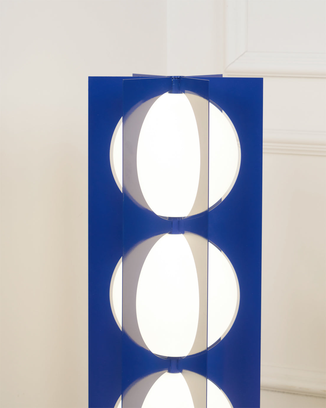 Blue Kleos Modern LED Floor Lamp for Living Room - Adjustable Brightness & Energy Efficient Lighting for Home Office, Bedroom, or Reading Nook