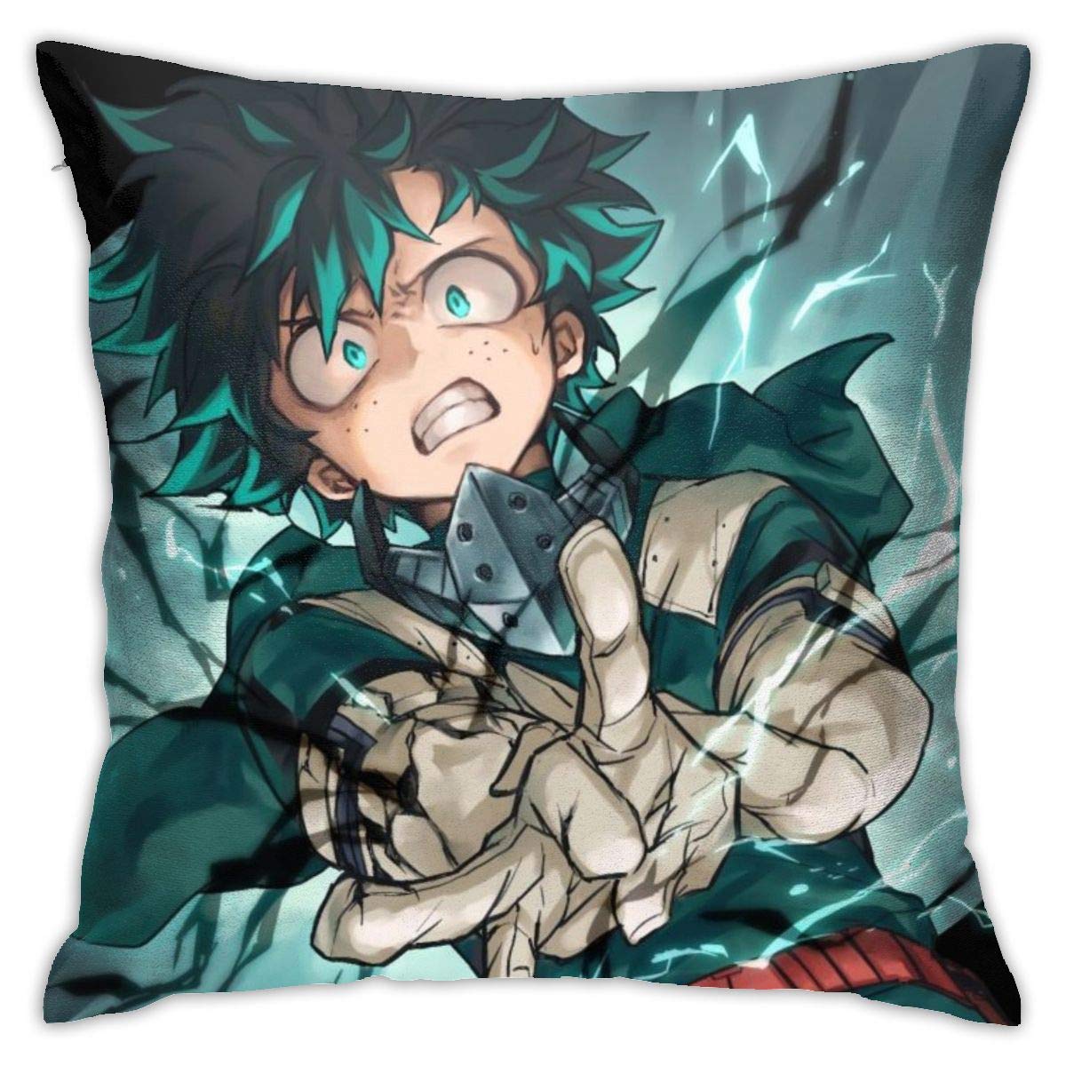 Academia Hero Throw Pillow Covers 18x18 Inch - Soft Decorative Cushion Cases for Sofa, Couch & Bed - Aesthetic Home Decor (45x45cm) - Perfect for Living Room, Dorm & Gift Giving