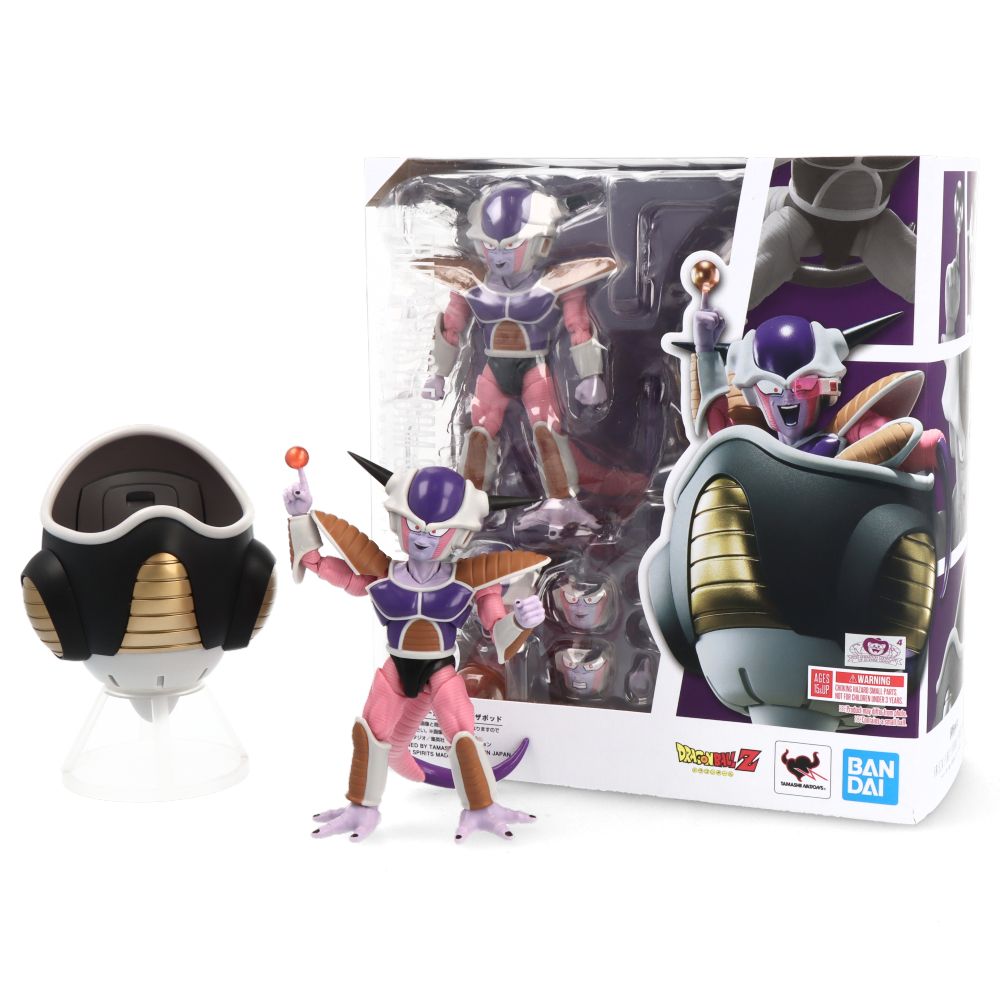 S.H Figuarts Dragon Ball Freezer First Form & Freezer Pod Action Figure - Perfect for Anime Collectors and Display Scenes