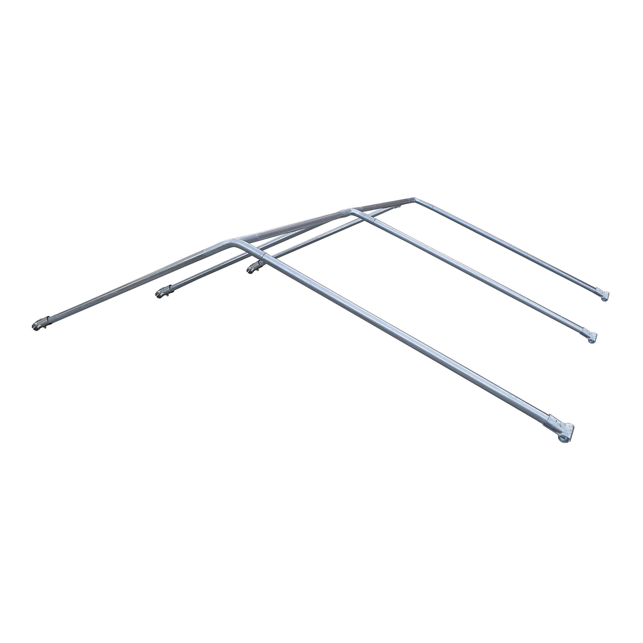 ALEKO Heavy Duty Steel Dog Kennel Roof Support Frame - 7.5x7.5 Ft Chain Link Pet Enclosure for Dogs, Chickens & Small Animals | Durable Outdoor Playpen for Backyard, Farm & Kennel Use | Model DKF7X7