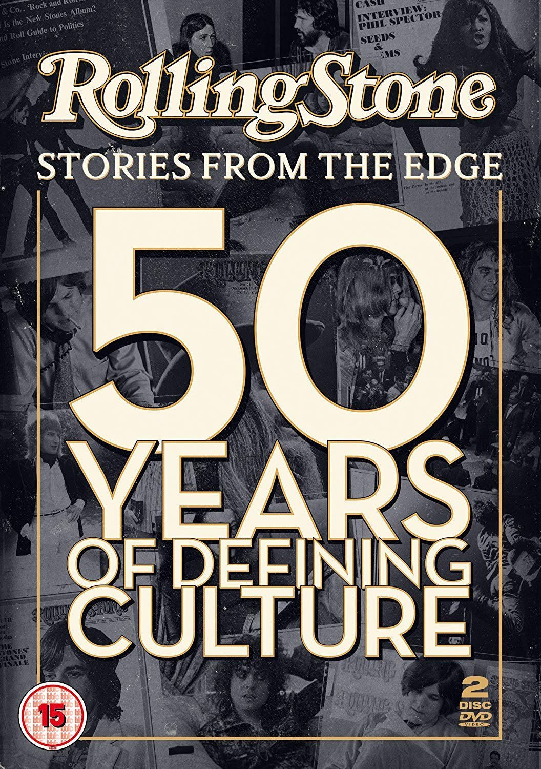 Rolling Stone: Stories From The Edge DVD - Music Documentary Film - Perfect for Music Lovers & Rock History Enthusiasts - Great for Home Entertainment & Collector's Item