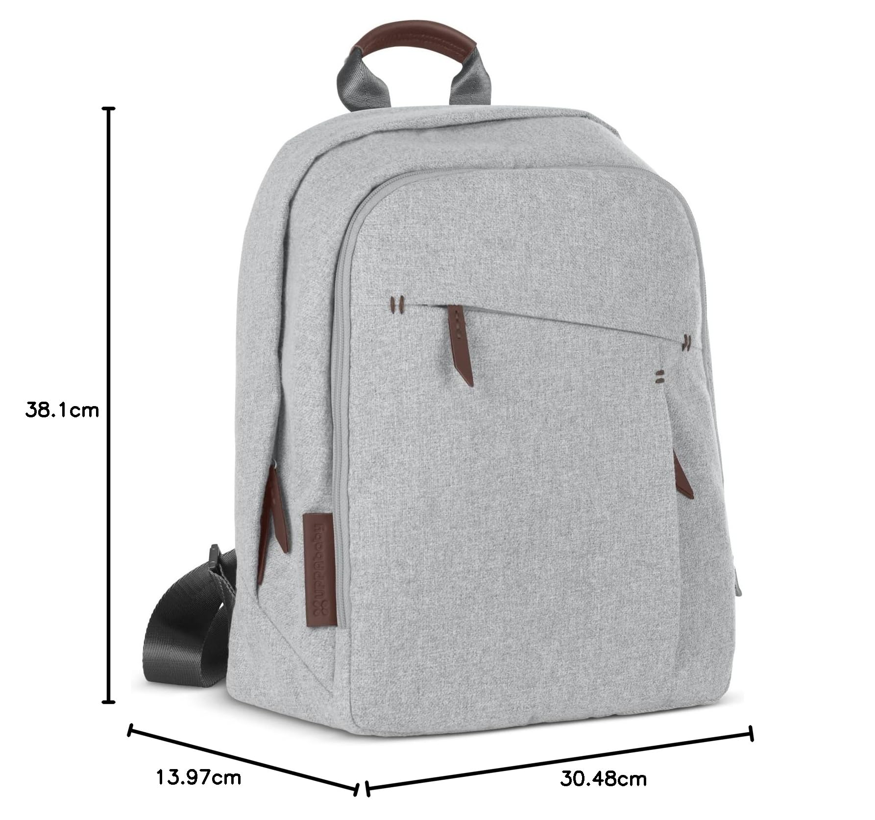 UPPAbaby Unisex Baby Changing Backpack - Stylish Gray Diaper Bag for Parents | Perfect for Travel, Daycare & On-the-Go Parenting