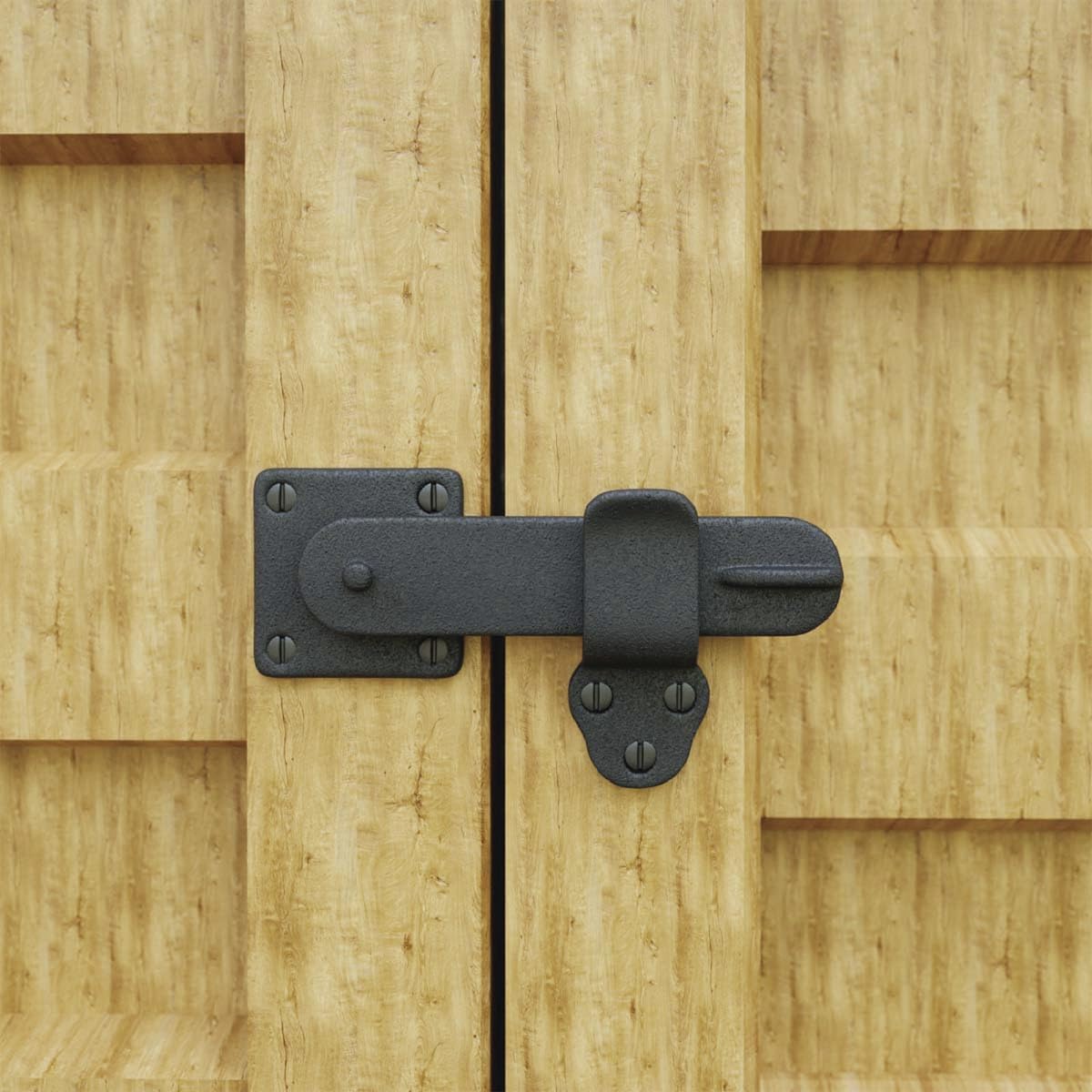 Black Wrought Iron Gate Latch 5 3/4