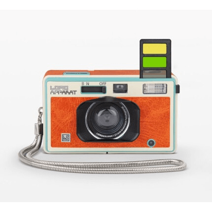 LomoApparat 35MM Film Camera with 21mm Wide Angle Lens - Neubau Edition | Vintage Style Photography for Travel, Street & Creative Shots