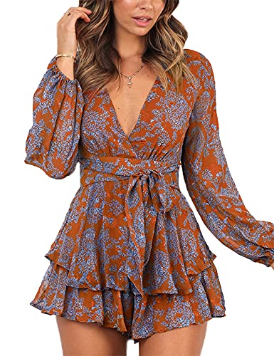 Orange Purple Floral