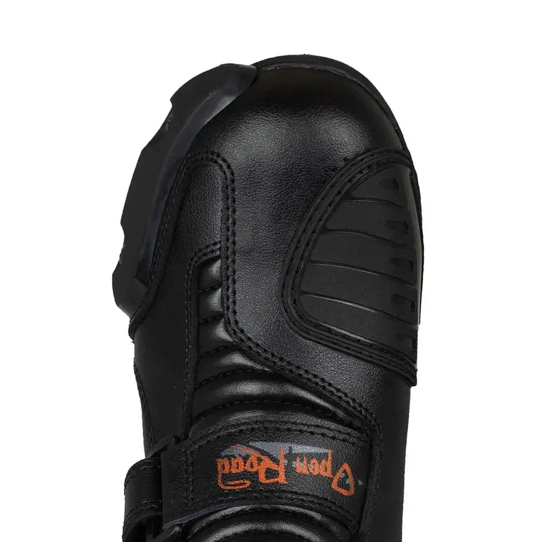 Open Road Men's Racing Mid Boots - Lightweight Motorcycle Boots for Men, Durable & Comfortable Riding Shoes - Perfect for Motorcycle Racing, Cruising & Outdoor Adventures