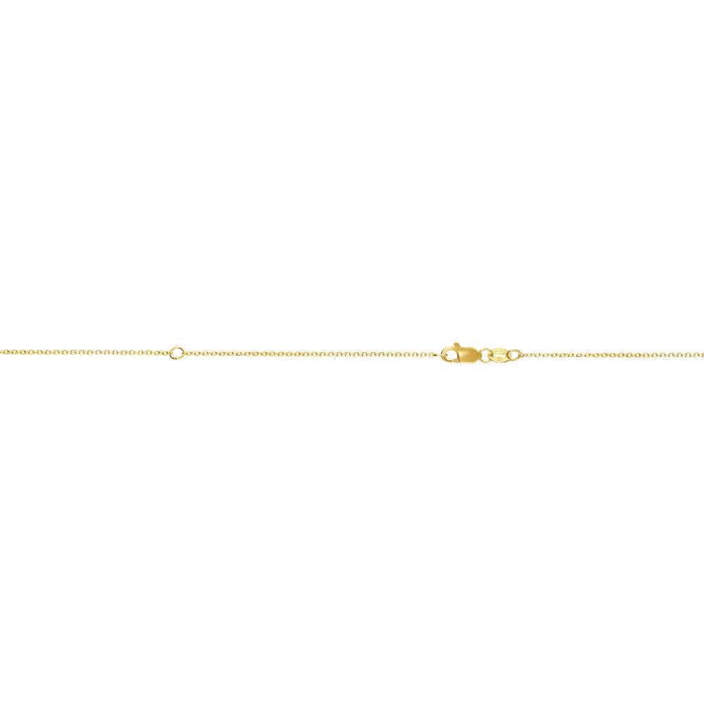 10K Gold 0.87mm Extendable Diamond Cut Cable Chain Necklace - Dainty & Adjustable Jewelry for Women, Perfect for Layering, Gift Giving & Everyday Wear