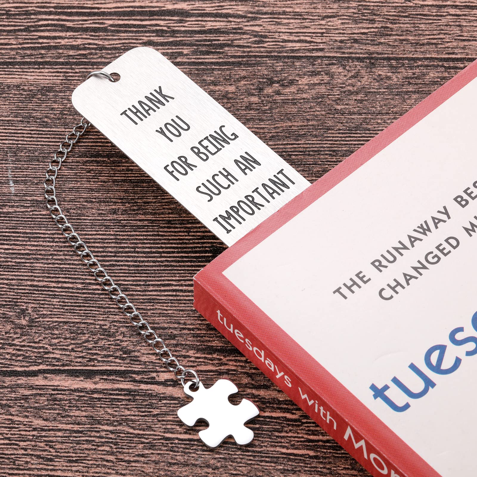 Valentine's Day Gifts for Women & Men - Elegant Metal Bookmarks for Book Lovers, Coworkers, Boss & Teachers - Perfect Reader Gifts for Christmas, Retirement & Office Appreciation - Great for Reading, Gifting & Collecting