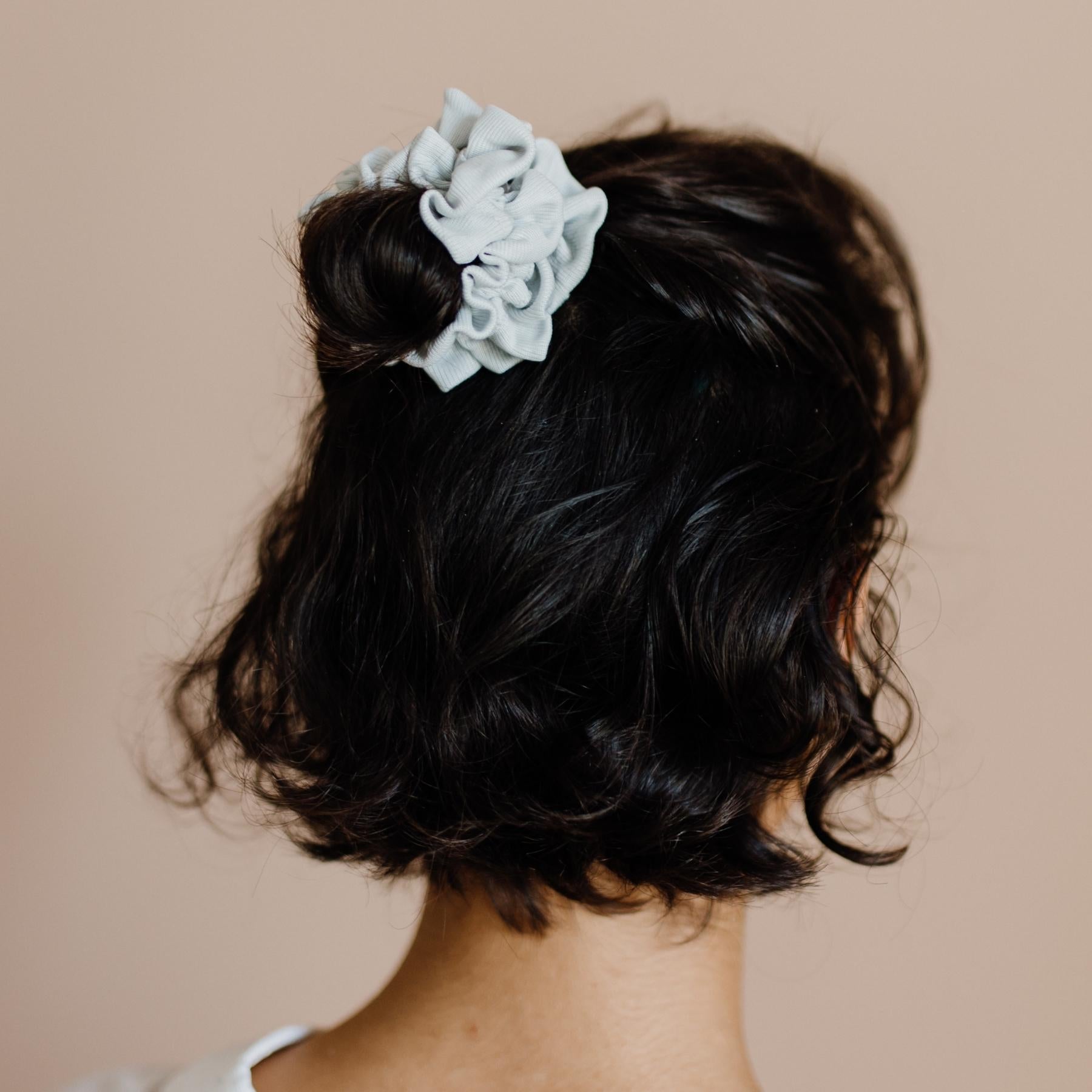 Chouchou Peony Hair Clip (Multiple Colors) - Elegant Hair Accessory for Women, Girls, Weddings & Special Occasions
