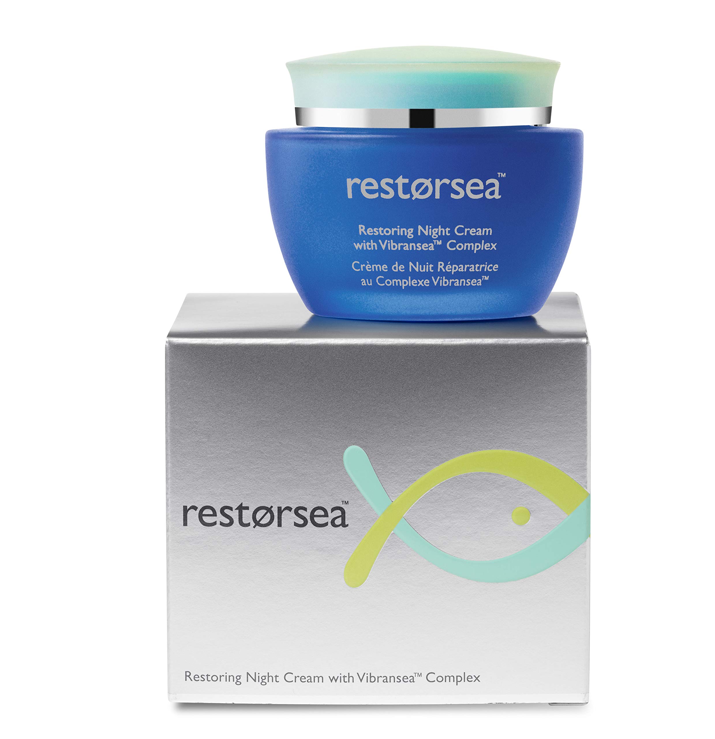 Restoring Night Cream with Vibransea Complex - 1.7oz Anti-Aging Moisturizer for Deep Hydration & Skin Repair | Perfect for Dry, Sensitive Skin & Overnight Rejuvenation