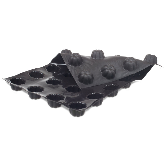 Flexipan Charlottes 24-Cavity Silicone Baking Mold - Premium Non-Stick Cake & Pastry Pan for Professional & Home Bakers (Perfect for Cupcakes, Muffins, and Mini Desserts)