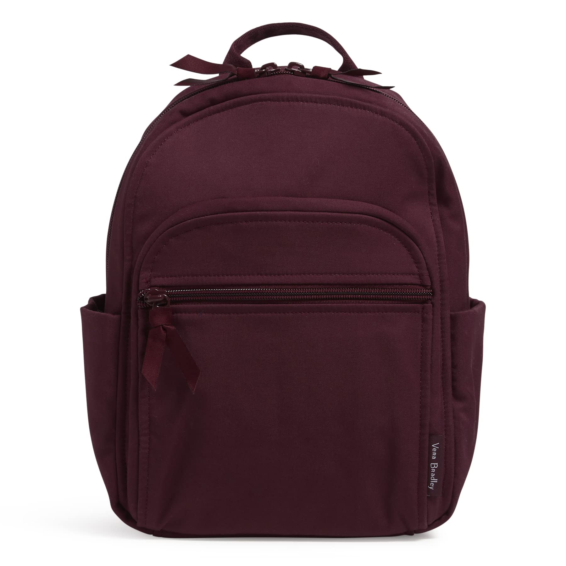 Vera Bradley Women's Cotton Small Backpack - Lightweight Bookbag for School, Work & Travel | Stylish & Durable Daypack for Everyday Use