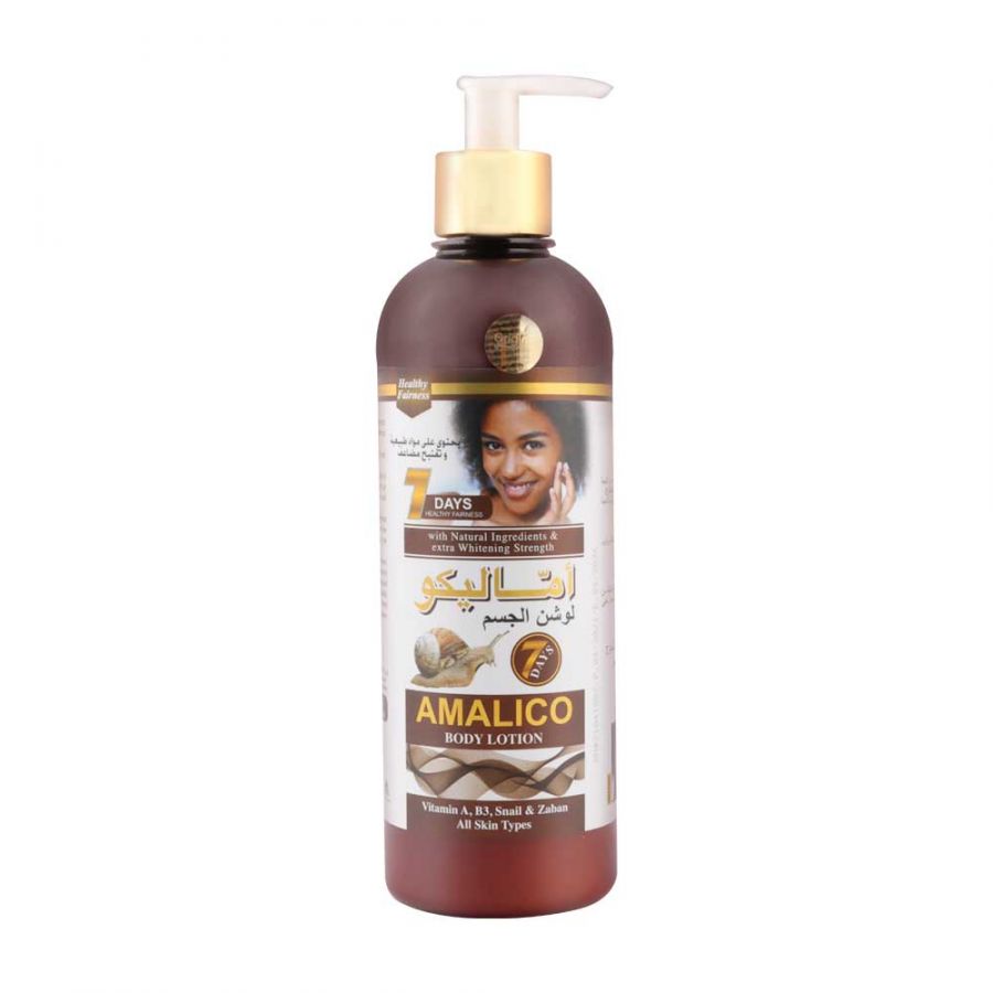 Amalico Moisturizing Body Lotion - 16.9 fl oz (500ml) for Dry & Sensitive Skin | Hydrating & Nourishing Care | Perfect for Daily Use, After Shower & Before Bed