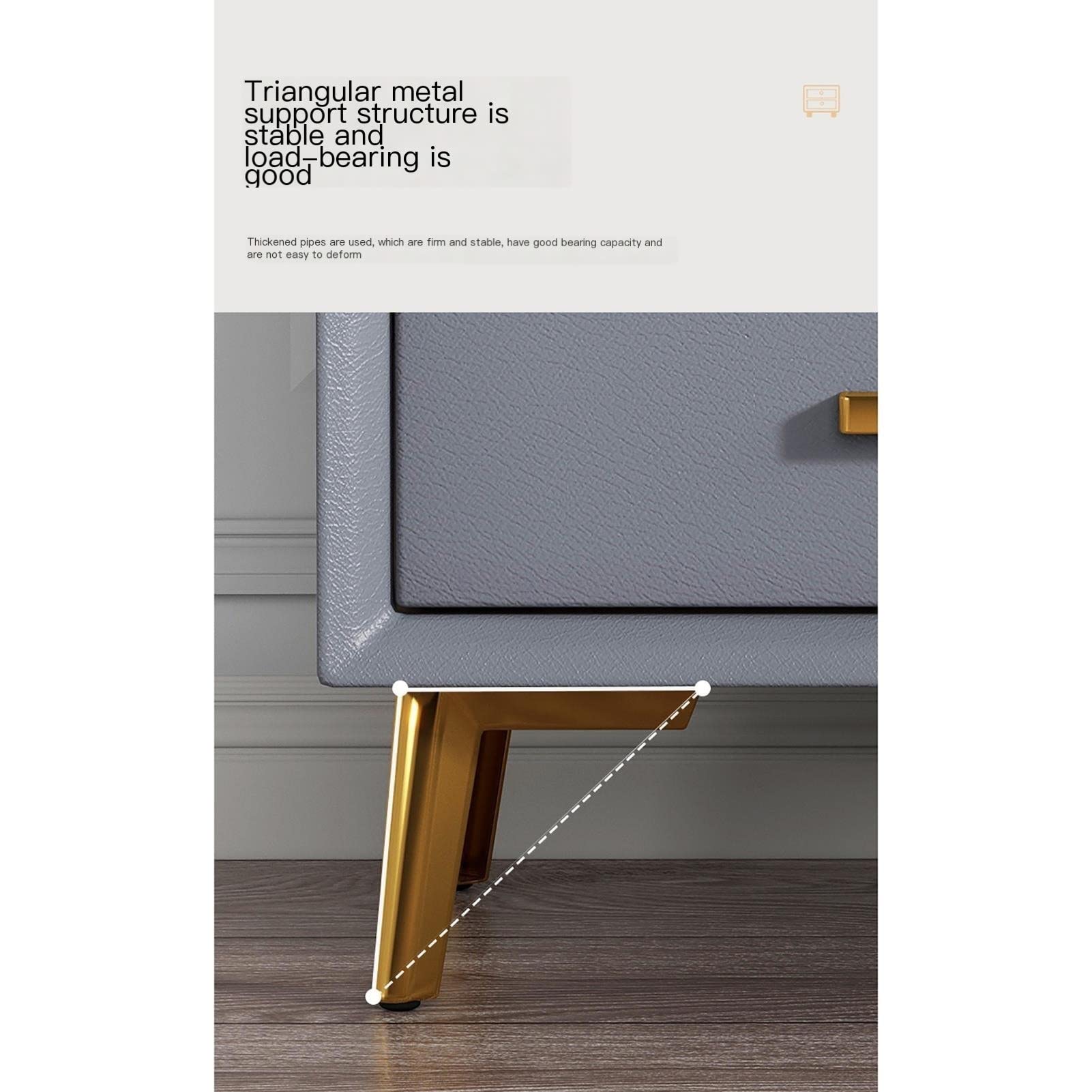 Modern Nightstand Bedside Table - MDF Wood End Table for Bedroom, Living Room, Salon & Office - Compact Storage with Drawer & Shelf (Espresso Finish) - Perfect for Small Spaces, Apartment Decor & Guest Rooms