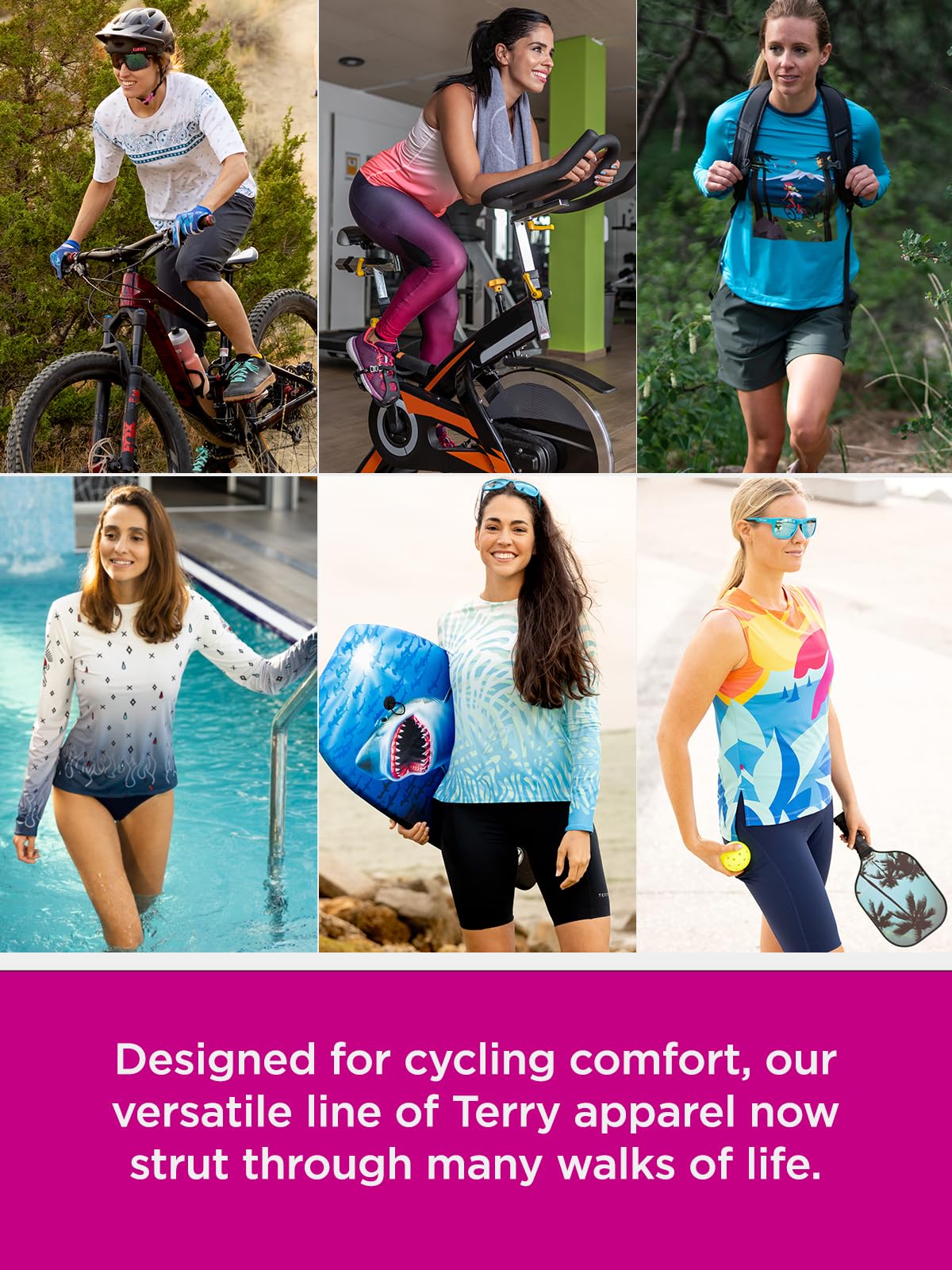 Women's Terry Bike Shorts - 11.5 Inch Padded Cycling Shorts with Removable Liner for Mountain Biking & Hiking | Comfortable Metro Regular Fit for Outdoor Sports & Commuting
