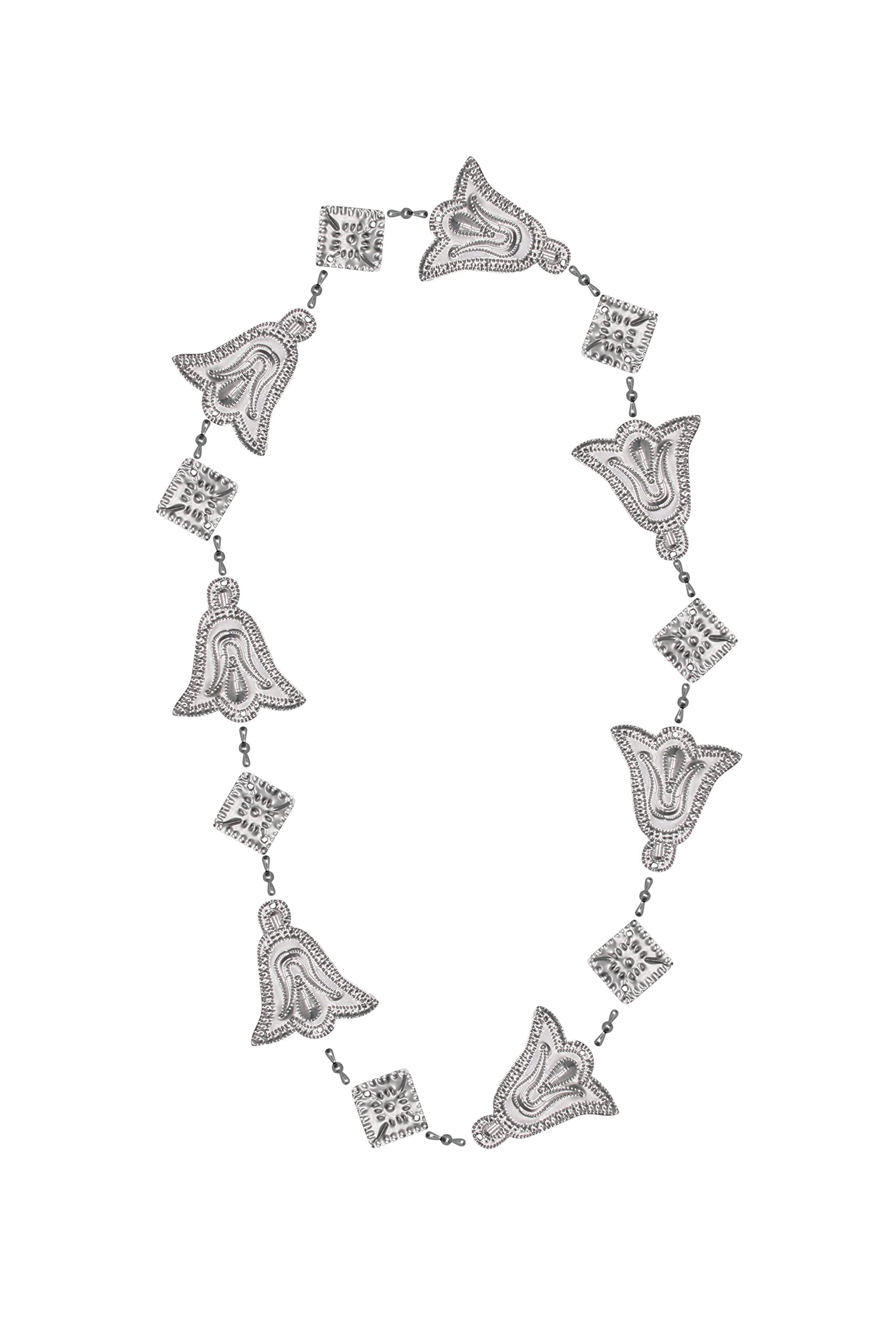Songbird Essentials Bell Punched Metal Garland - Decorative Hanging Bells for Garden, Patio, and Home Decor | Perfect for Outdoor Weddings, Parties, and Festive Celebrations