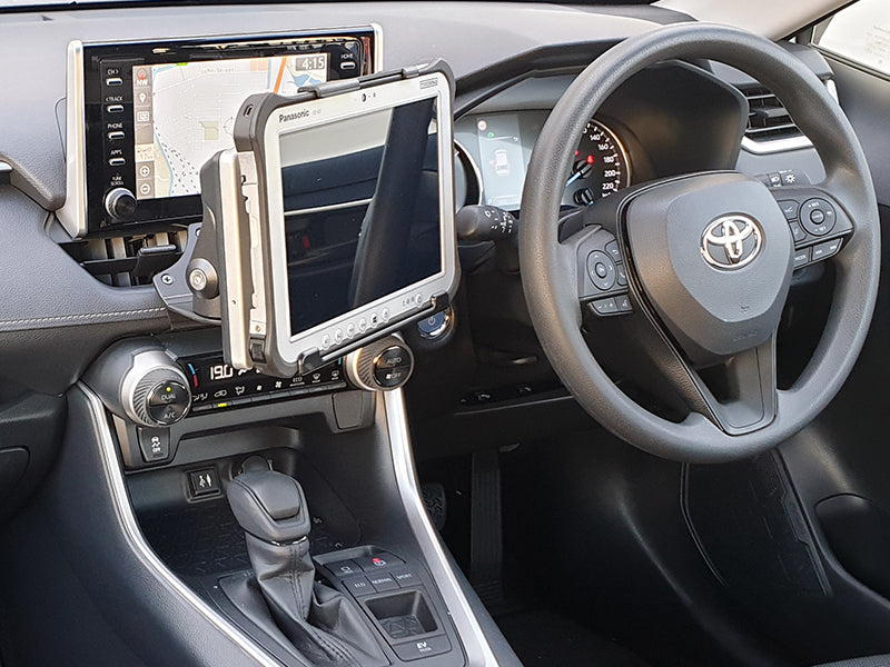 Industrial Evolution InDash Mount for Toyota Rav4 (2019-2023) - Secure Phone Holder for GPS Navigation & Hands-Free Driving - Perfect for Road Trips & Commuting