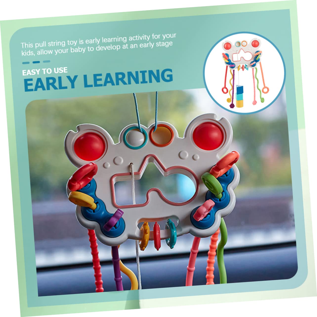 VICASKY 2 Pack Sensory Pumping Toys - Educational Learning Toys for Preschool Kids, Toddler Autism Therapy Tools - Perfect for Classroom, Home Play & Stress Relief