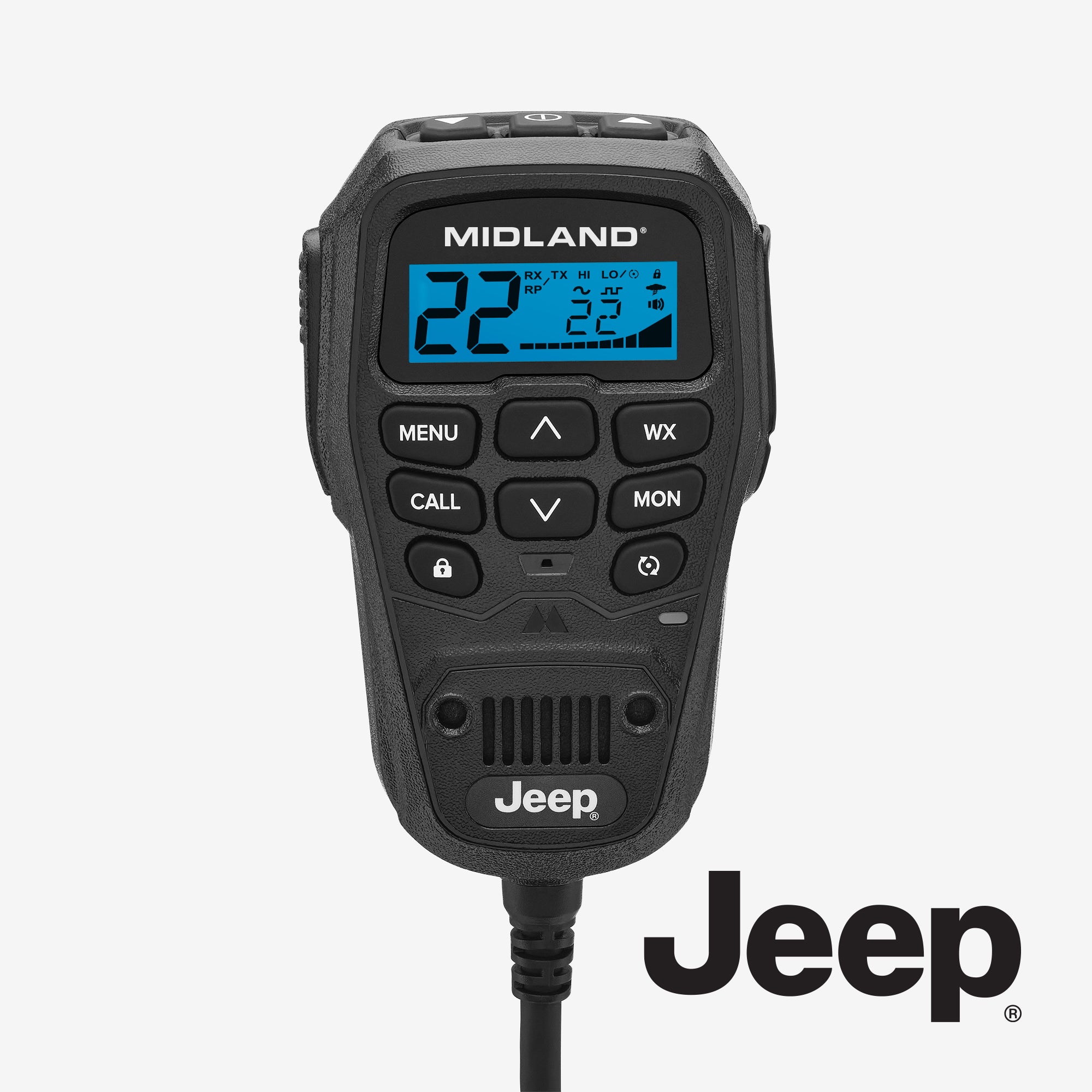 MicroMobile® Jeep® MXT275 & MXT575 Two-Way Radio Microphone MA75J - Off-Road Communication for Jeep Wrangler & Gladiator Adventures