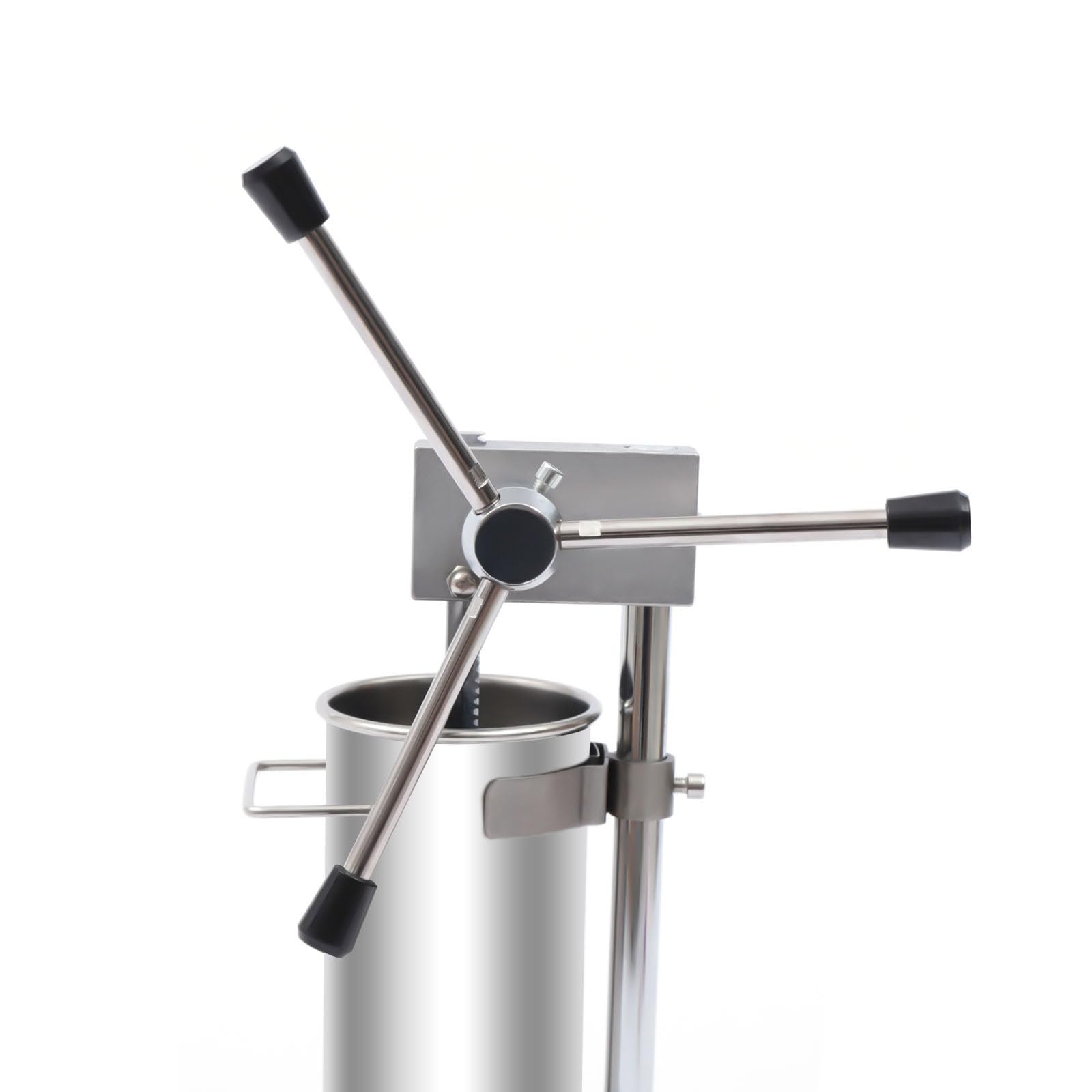 3L Commercial Manual Sausage Stuffer - Vertical Stainless Steel Meat Grinder & Salami Maker for Home Kitchen & Butcher Shop | Perfect for Sausage Making, Meat Filling & Food Processing