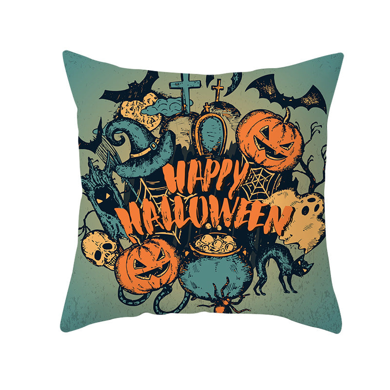 Spooky Halloween Pillowcase - Soft & Comfortable Decorative Pillow Cover for Halloween Decorations - Perfect for Home, Party, and Seasonal Decor