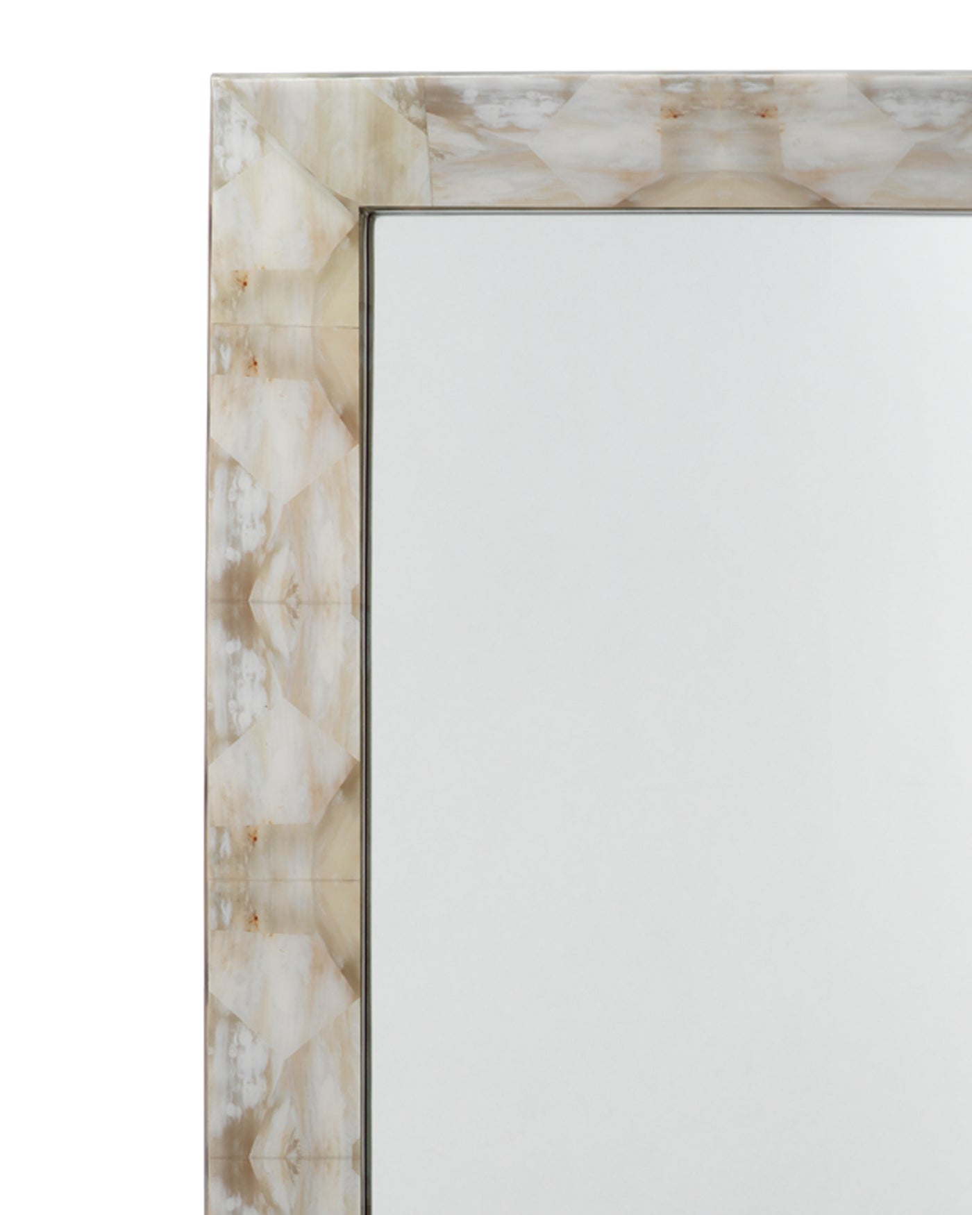 Fragment Rectangle Mirror - Modern Wall Decor for Living Room, Bedroom & Bathroom | Stylish Home Accent Piece for Interior Design & Selfie Background